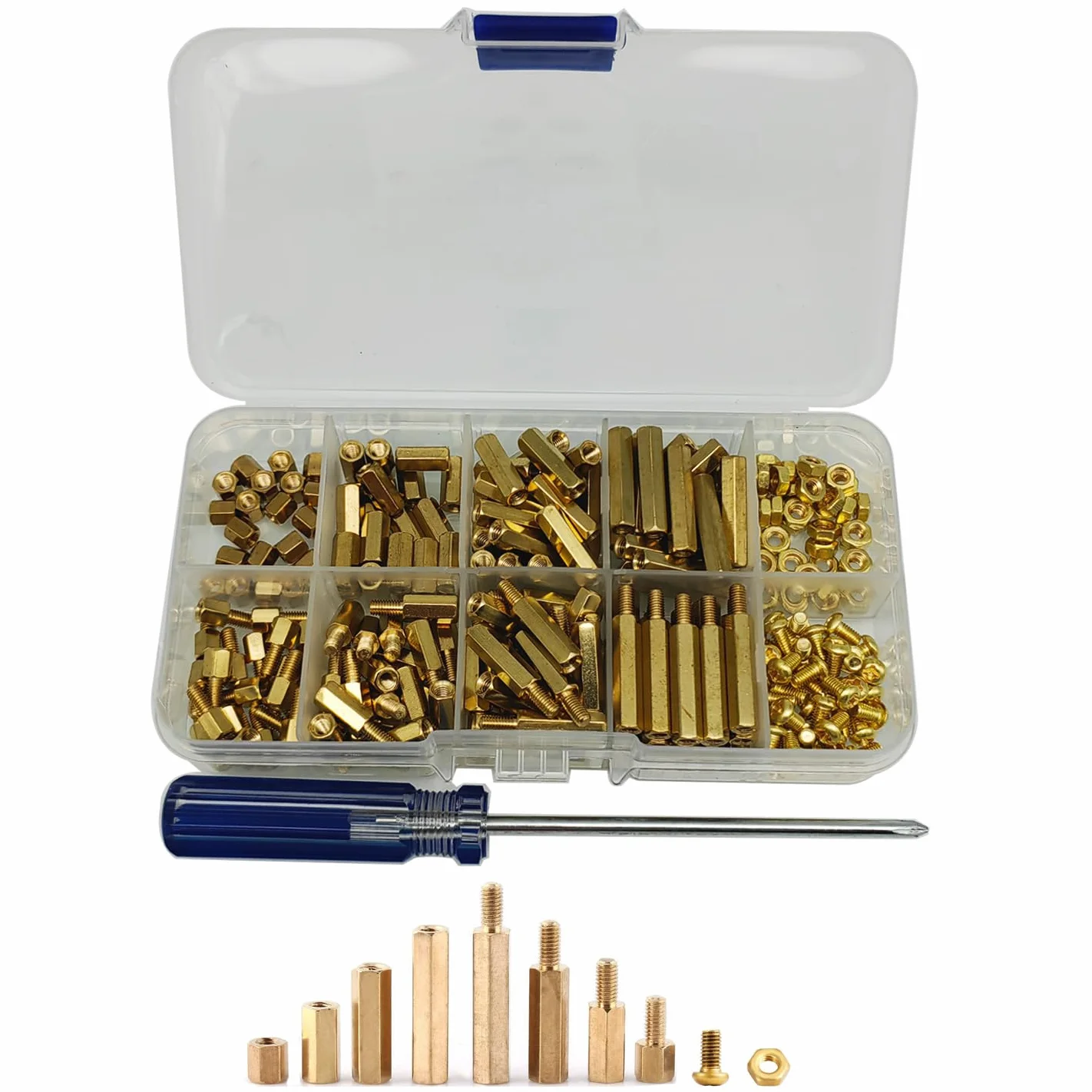 Kit Distanziatore Esagonale M3 Ottone 240 Pezzi per PCB Scheda Madre