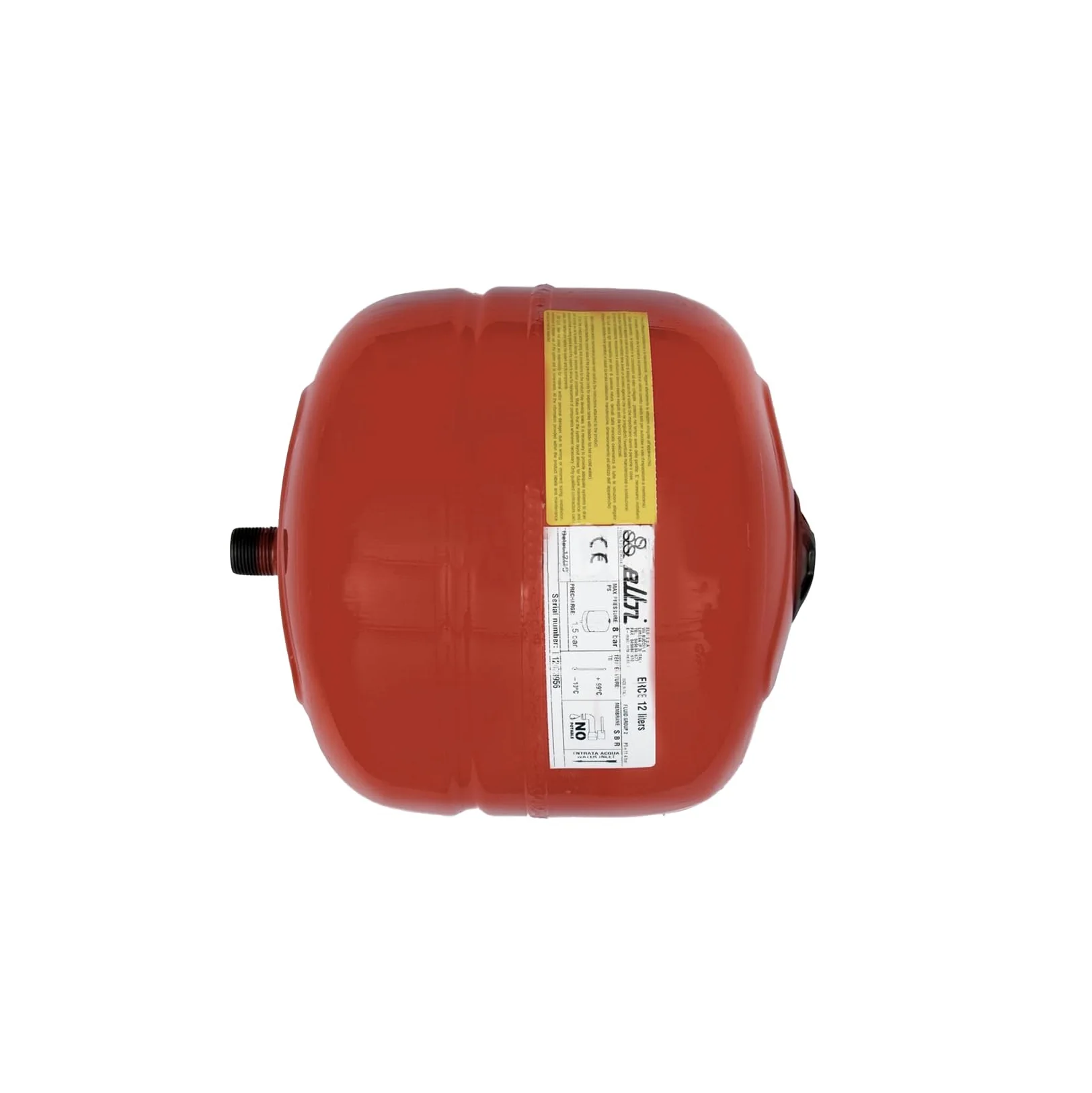 VASO ESPANSIONE CALDAIA 12L 270mm DIAMETRO ROSCA 3/4" 3bar