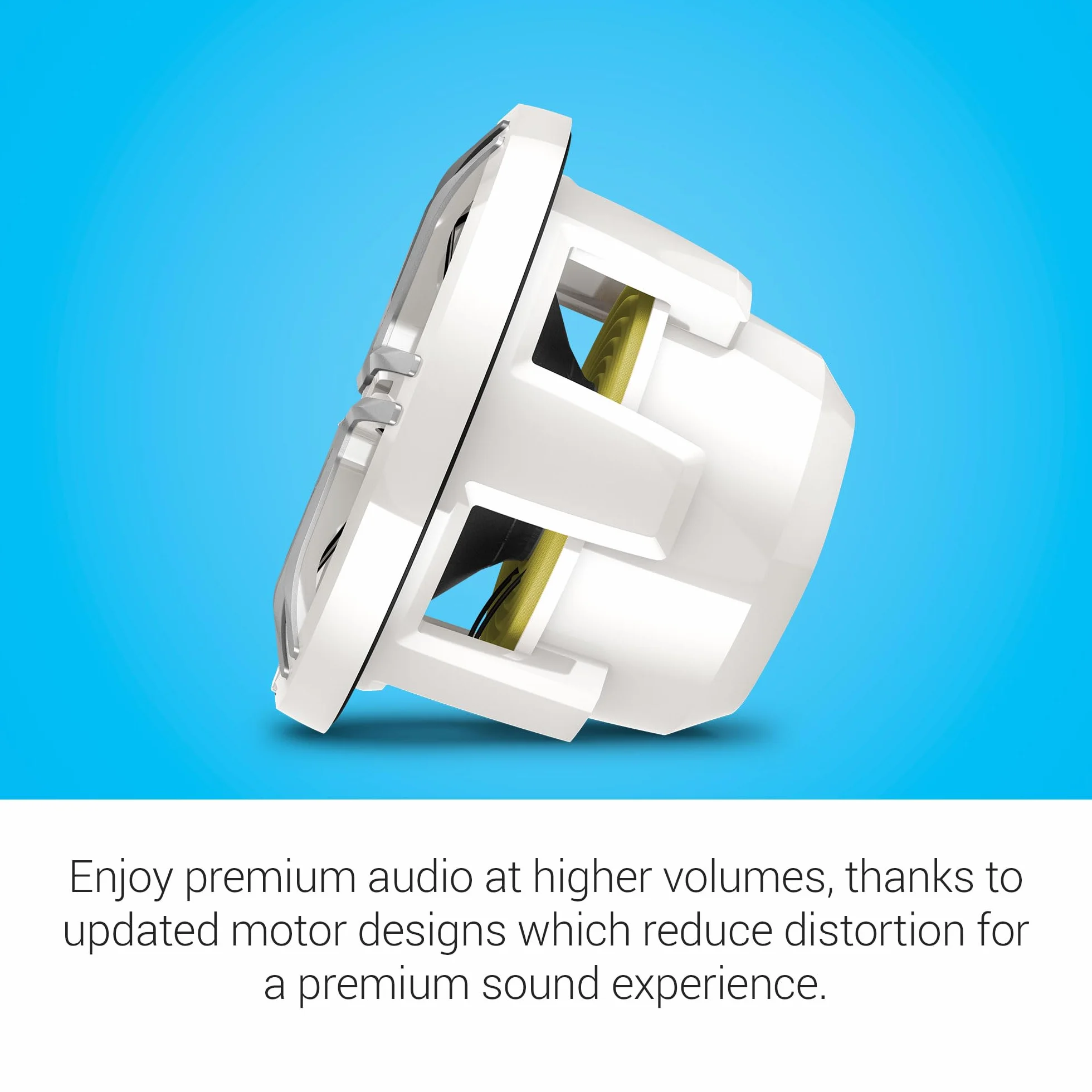 Garmin Fusion Apollo Subwoofer marino a LED da 10 pollici con griglia grigia sportiva | AP-SL10SPG