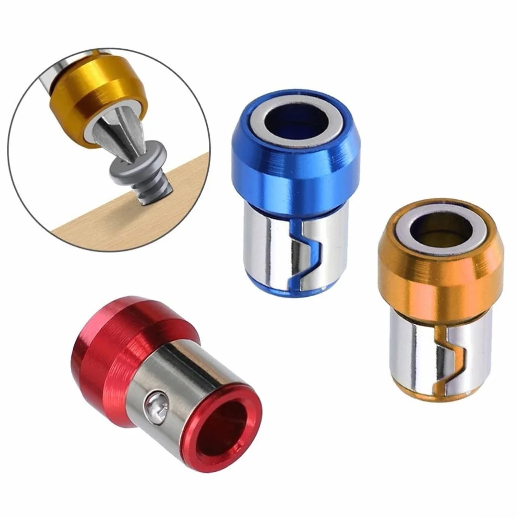 Supporto magnetico per cacciavite ad anello 1/4 pollice metallo forte magnetismo set 1 pezzo