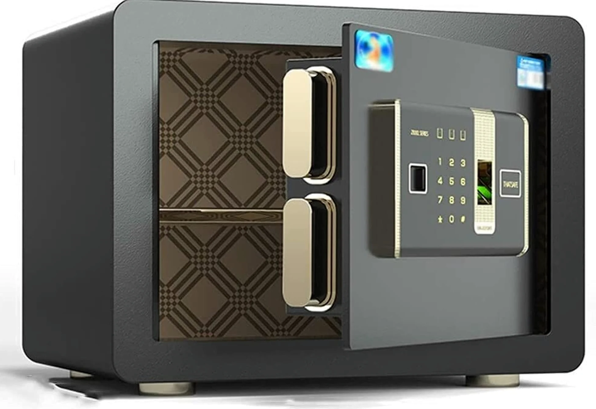 Cassaforte e Durevole ignifuga Impermeabile per casseforti elettroniche digitali per la casa con Password Media per Impronte digitali Smart Office Cassaforte antifurto Tutta in Acciaio