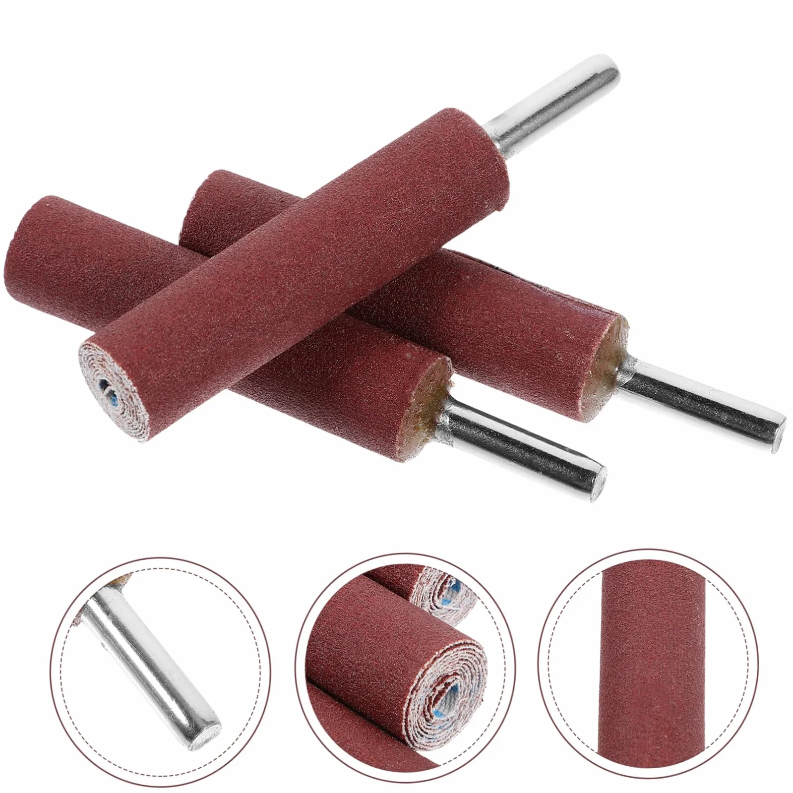 Bacchette Tamburo Abrasive in Ferro 240 Grit per Levigatura Metallo e Legno