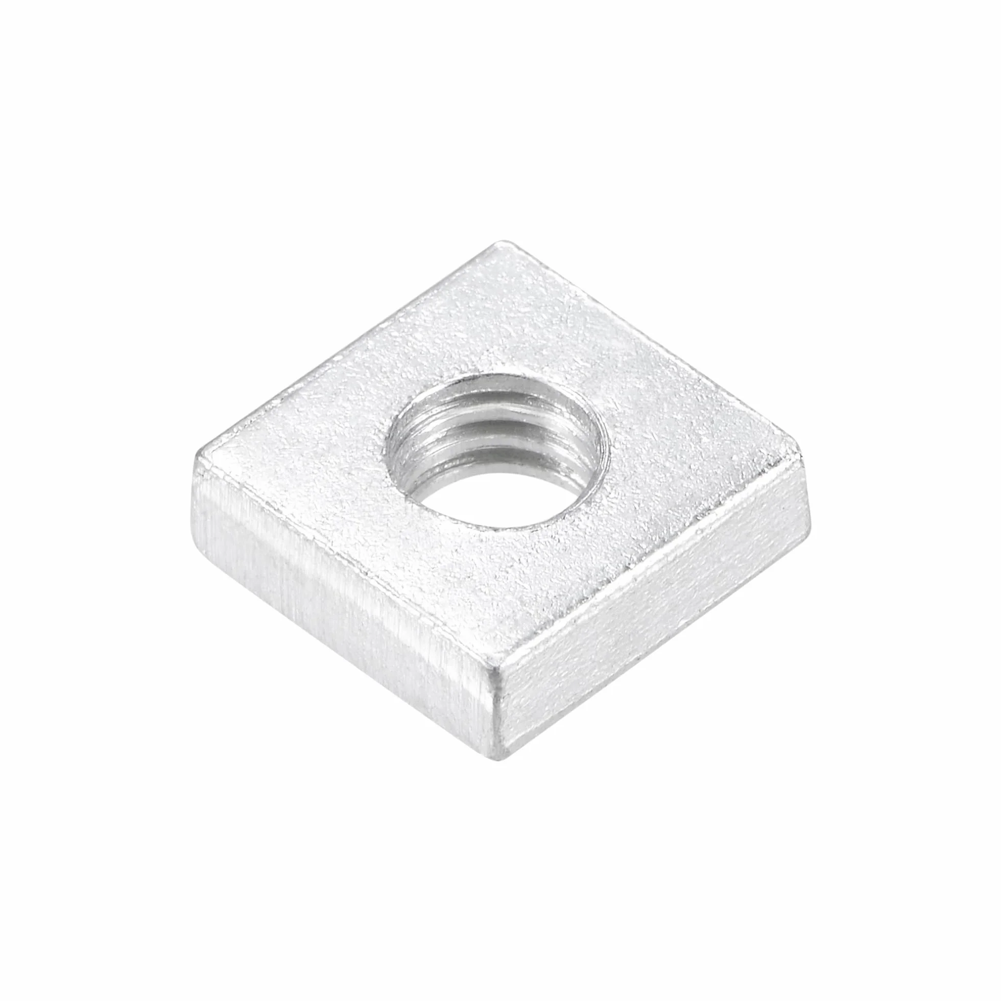 QUARKZMAN Dadi Quadrati M6x12mmx4mm Zincati Metrici Filettatura Grossa 25 Pz