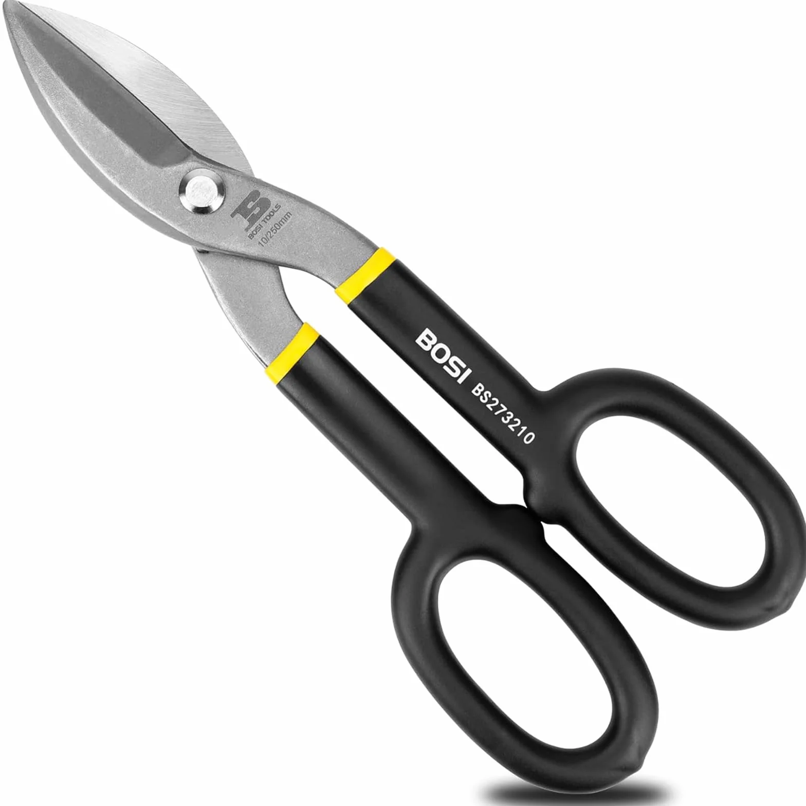 BOSI TOOLS Taglio Dritt 250 mm Forbici da Lattoniere per Lamiera acciaio al carbonio forgiato