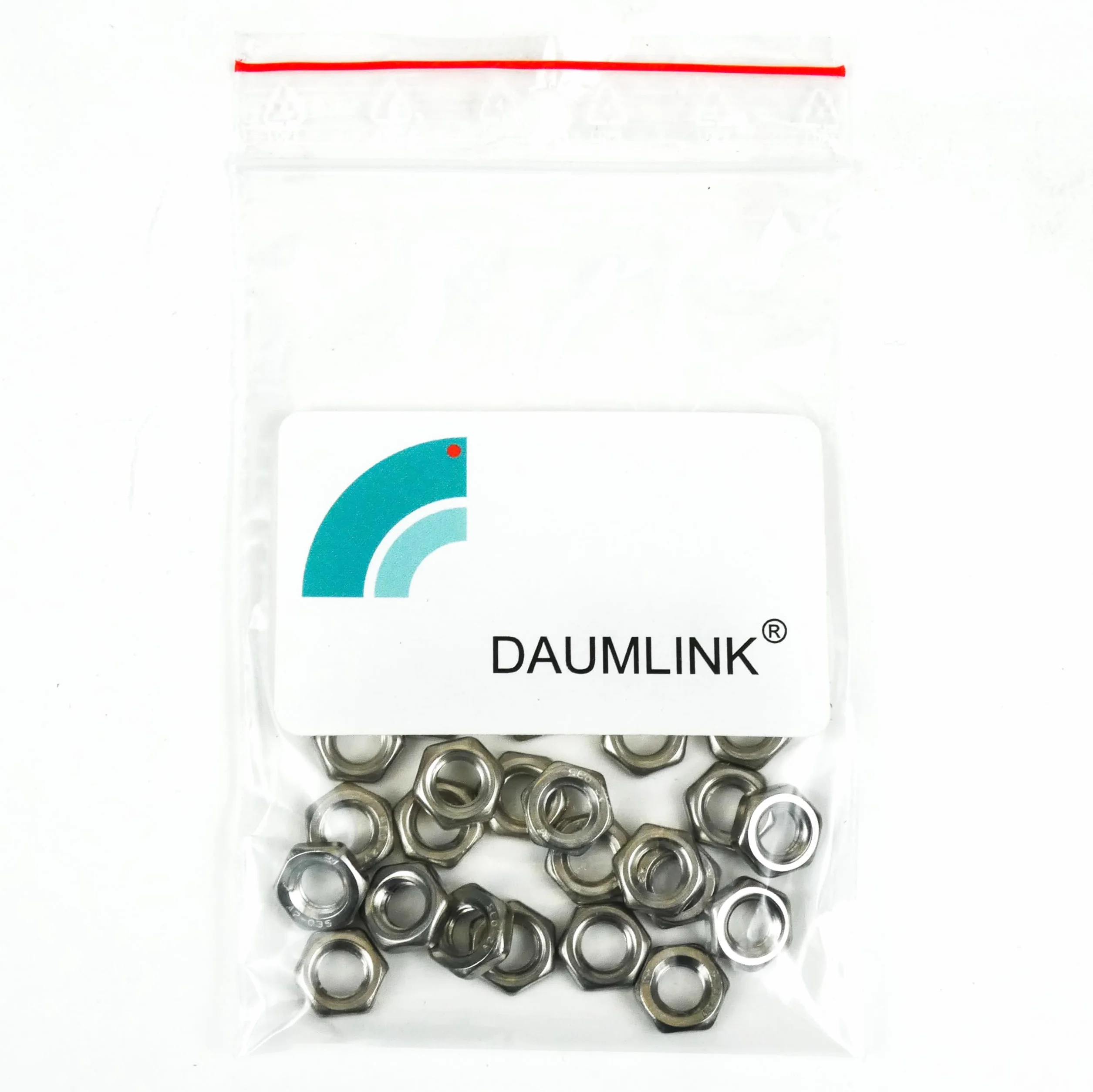 Dado esagonale sottile DIN 439 forma B A2 V2A acciaio inox M6 25 pezzi