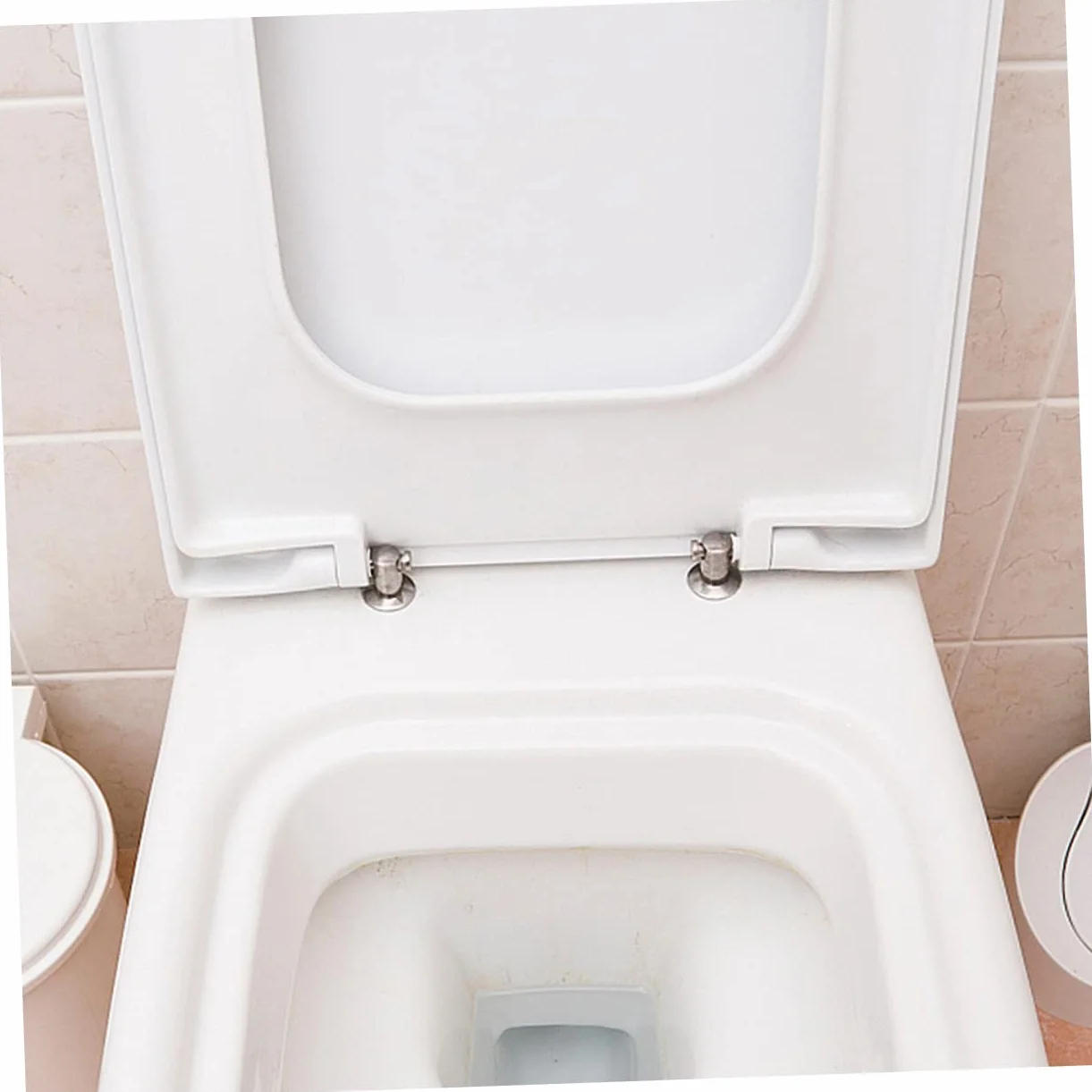 Set 2 Bulloni e Viti Fissaggio Sedile WC, Raccordi Sgancio Rapido Cerniere, Compatibili Sedili Standard Legno Resina Plastica