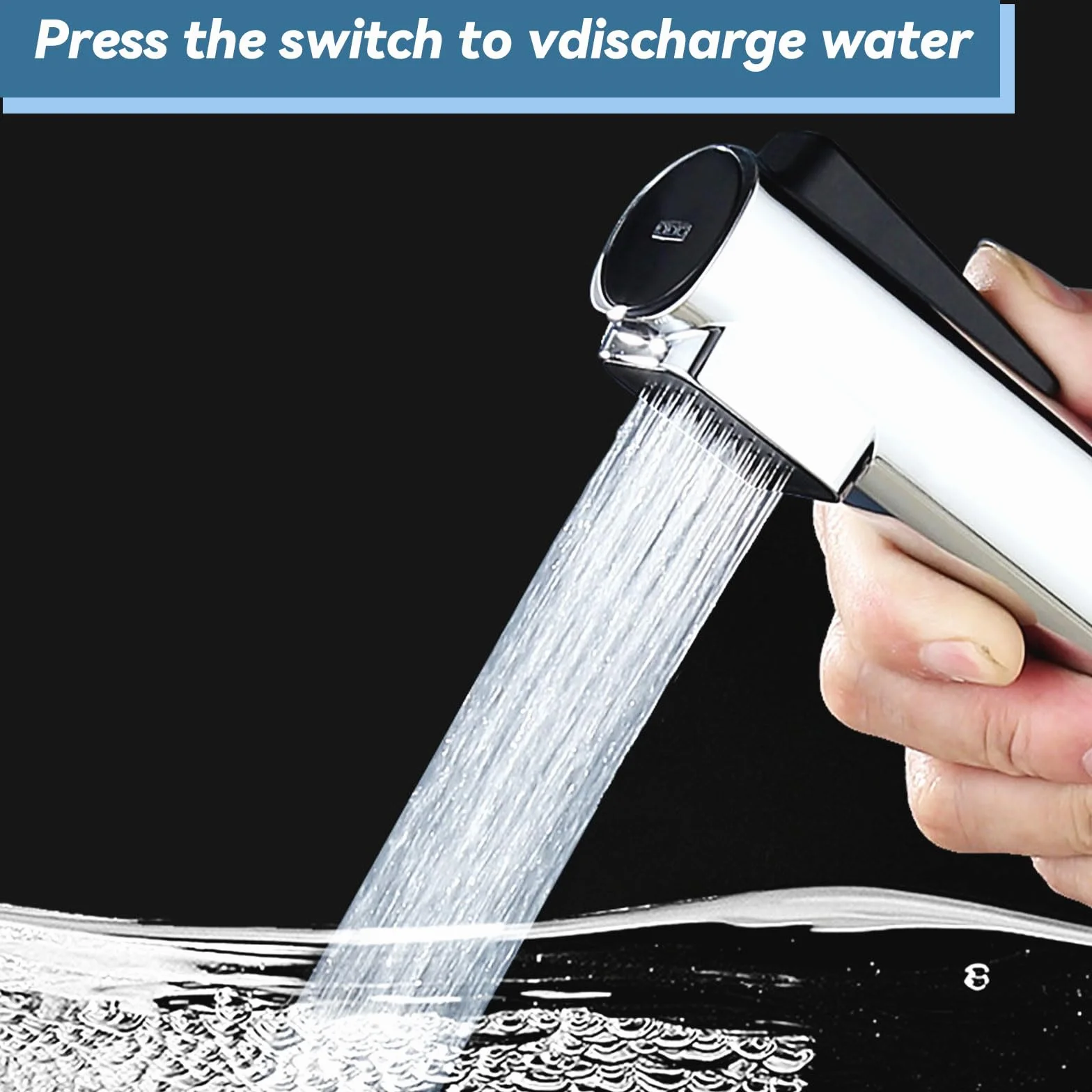 Lavabi portatili Doccetta per bidet spruzzatore ad alta potenza ABS manuale