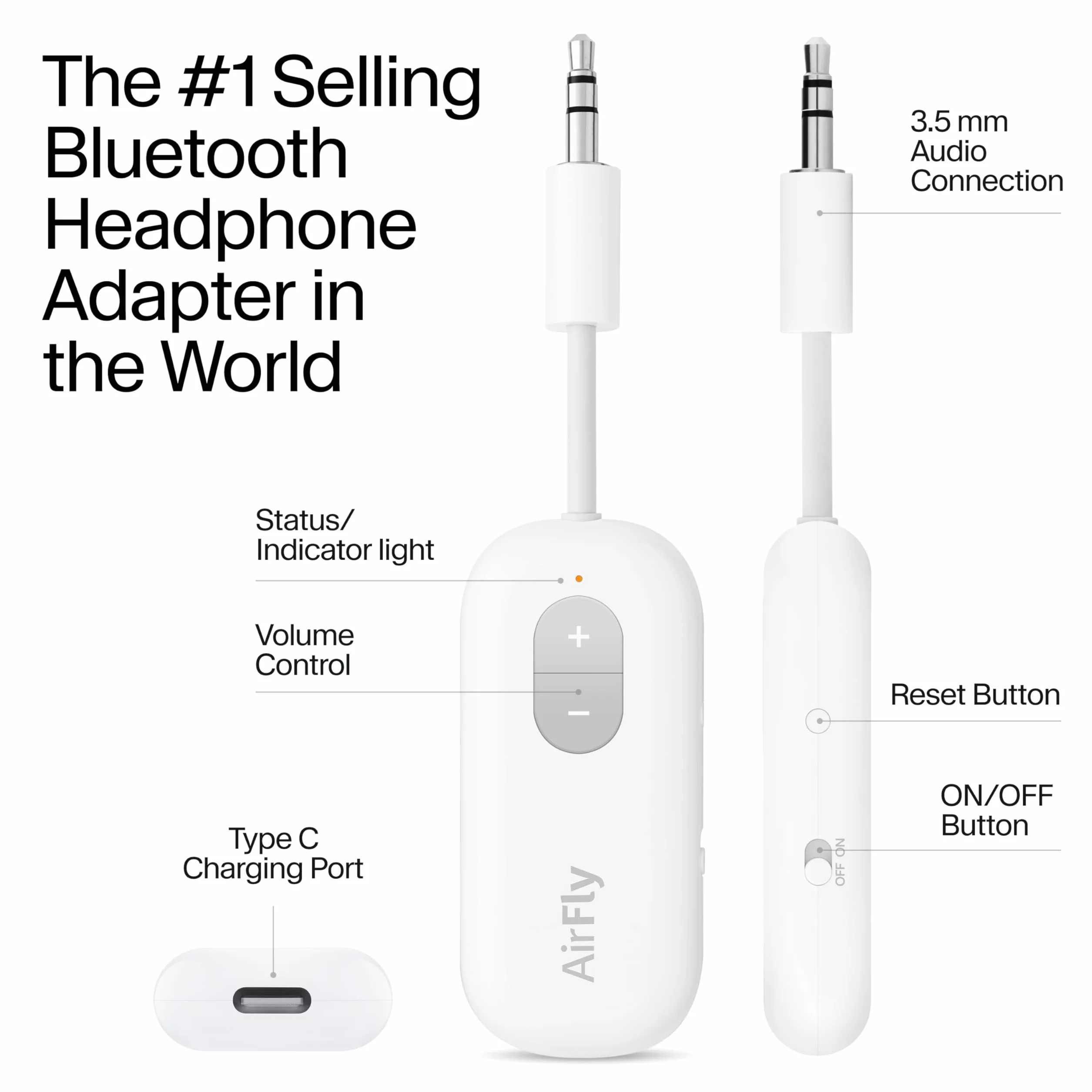 TwelveSouth Bluetooth® Musik-Sender/Ricevitore