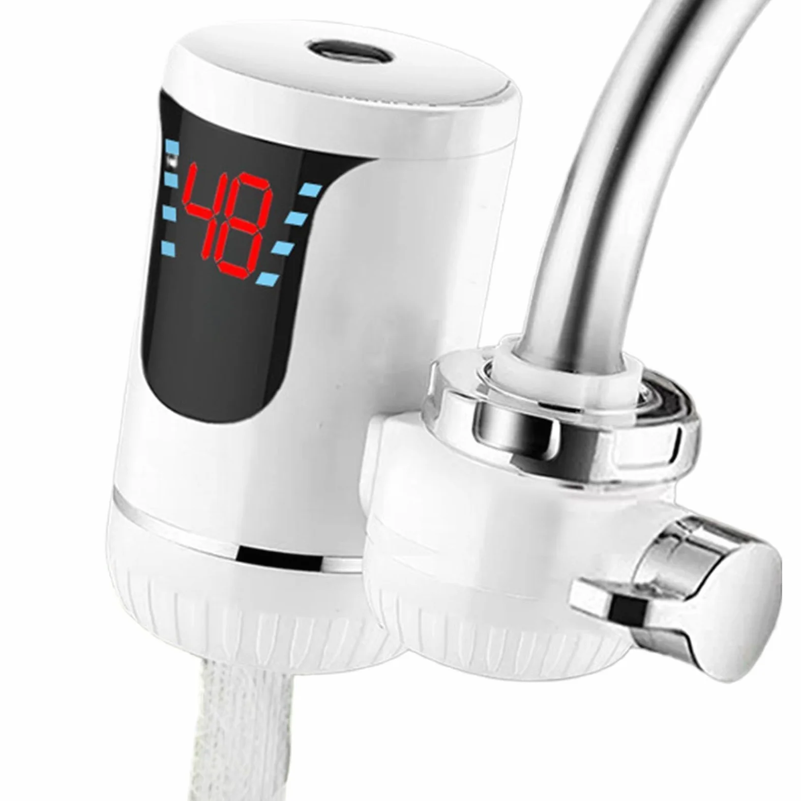 Parti riscaldanti rotanti del rubinetto 'acqua calda istantaneo Fixat per | Rubinetto elettrico impermeabile per lavandino, per cucina, casa, bagno, hotel, appartamento, elettrico B
