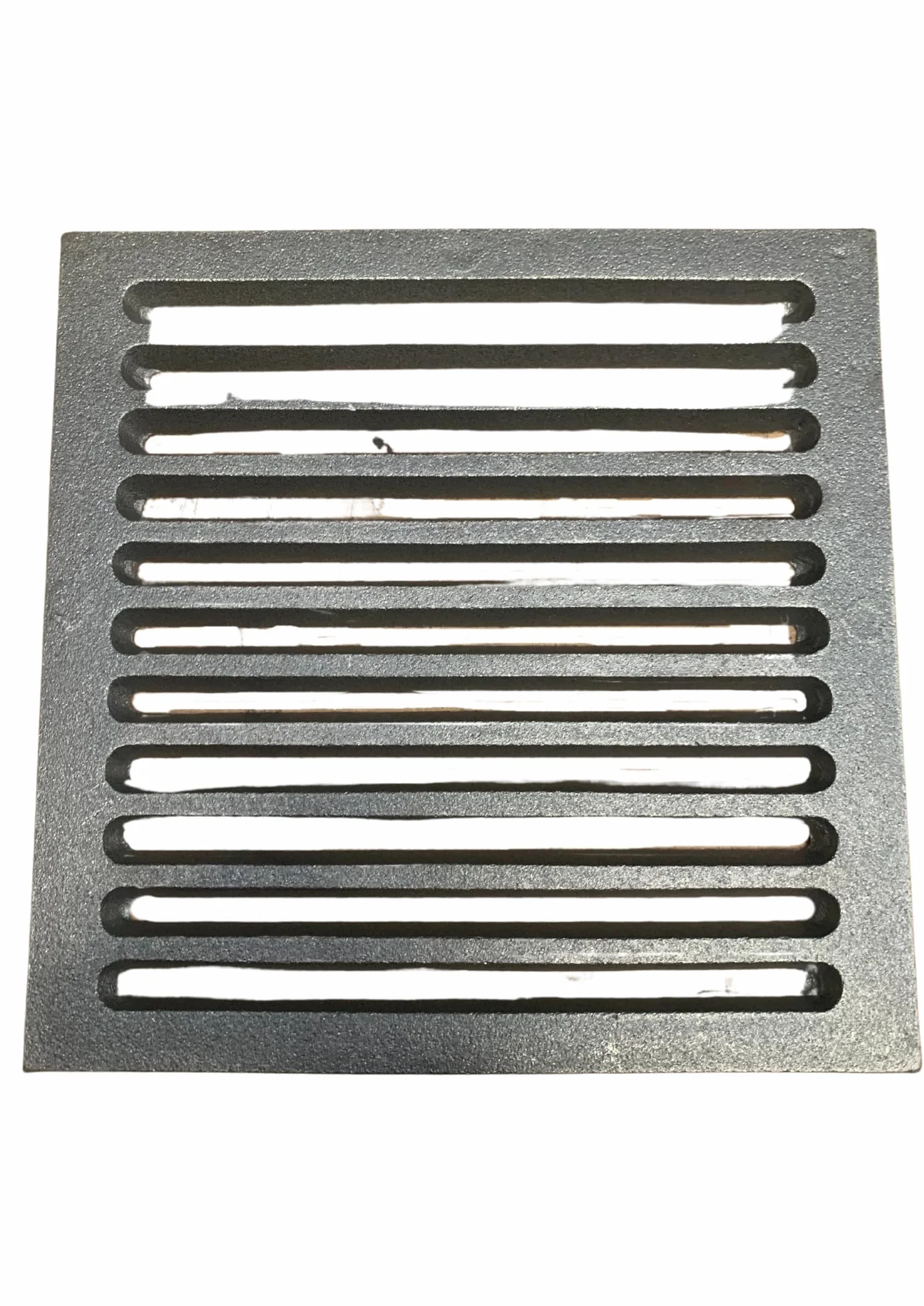 Griglia in ghisa per cenere, 23,5 x 23,5 cm, per camini e stufe a legna