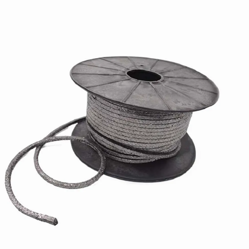 Corda in fibra di vetro per stufe, Guarnizione in fibra intrecciata Baderna in grafite a basso attrito, dimensioni multiple 4x4-12x12mm, 2m/5m | 5MX12MMX12MM