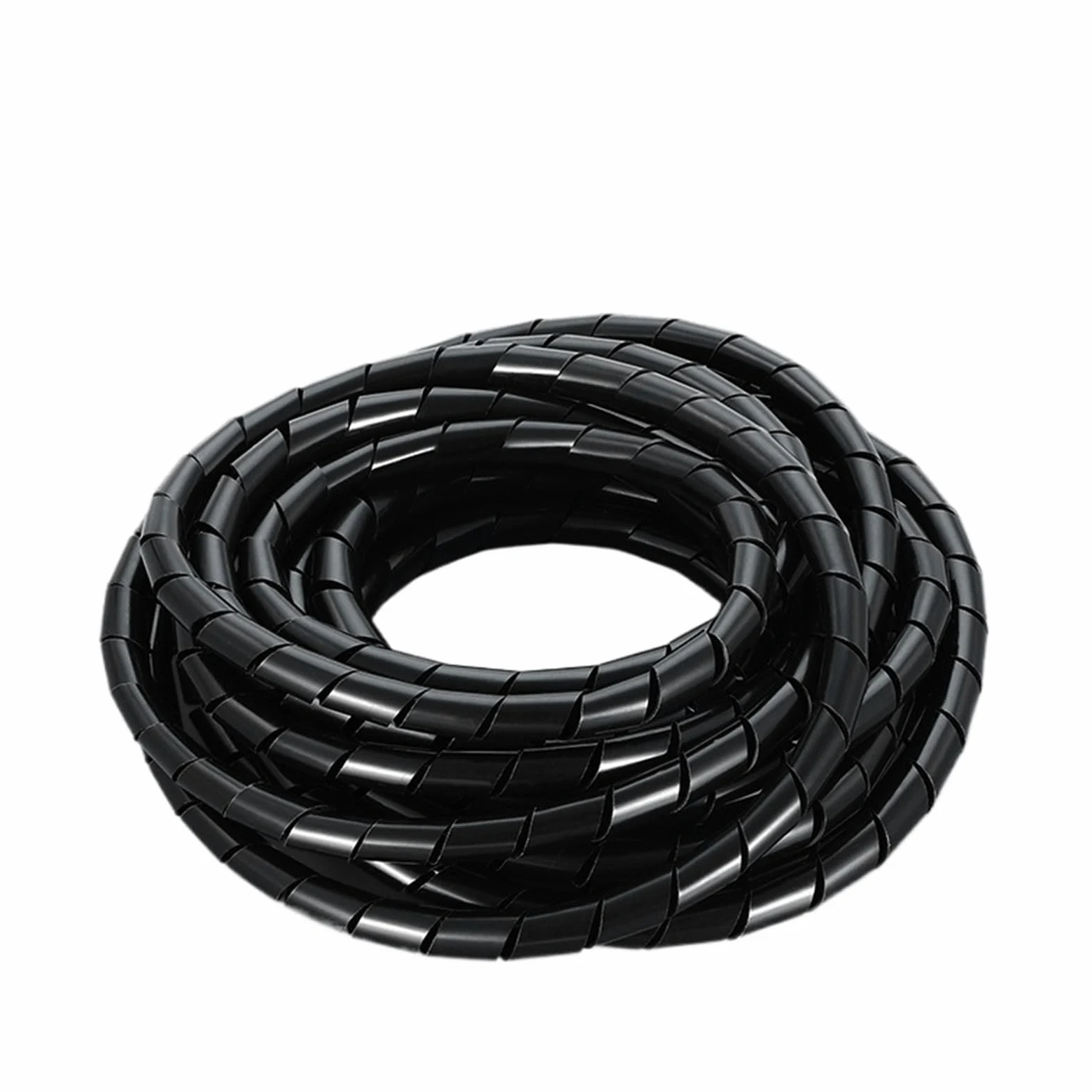 Guaina protettiva per cavi a spirale, 1 m, 3 mm, 4 mm, 5 mm, 6 mm, 8 mm (nero, 3 m, 3 metri)