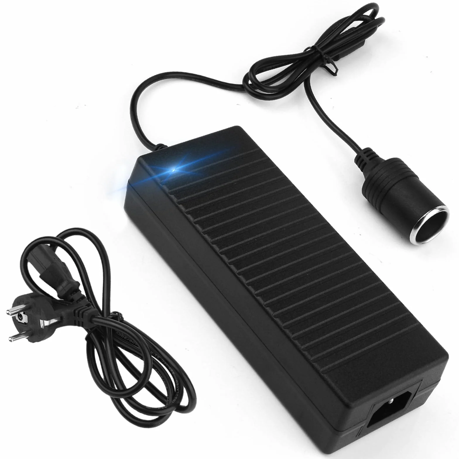 Trasformatore di tensione da 240 V a 12 V 10 A, adattatore di alimentazione per auto, 12 V, 10 A, adattatore per auto, adattatore 12 V, 10 A, 120 W, AC-DC, per scatola frigo, lampade a LED e