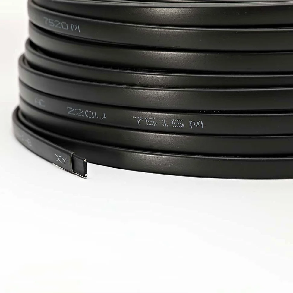 Cavo riscaldante autoregolante da 20 W per protezione antigelo (1 pezzo), lunghezze disponibili da 5 m a 50 m per tubi dell'acqua e sistemi di drenaggio (50 m)