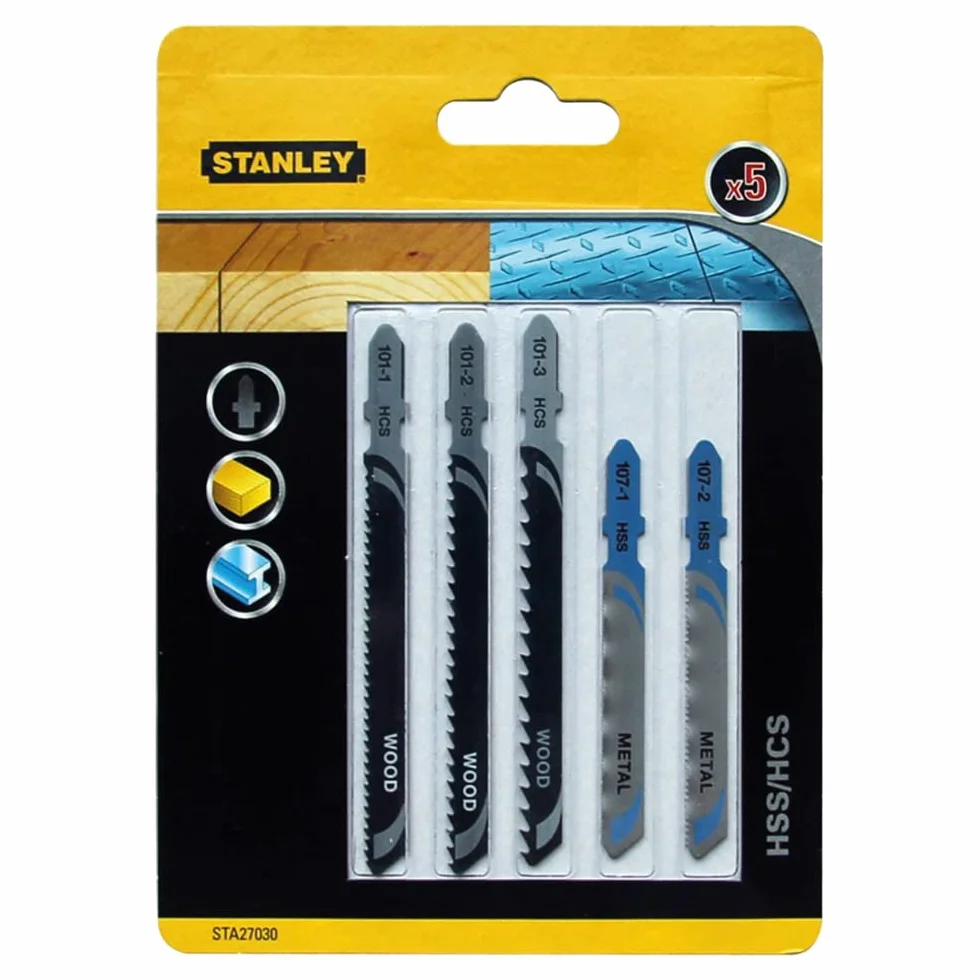 STANLEY STA27030-XJ 5 Lame legno e metallo miste - Attacco a T