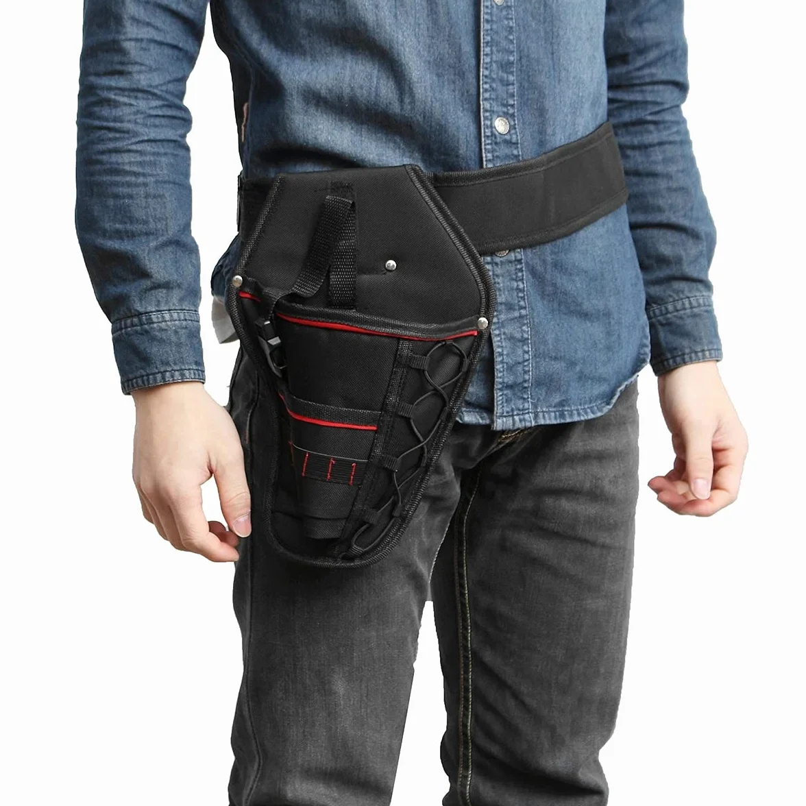 MASUNN Cordless Elettronico Trapano Fondina Strumento Cintura Borsa Regolabile Cinghia Di Stoccaggio