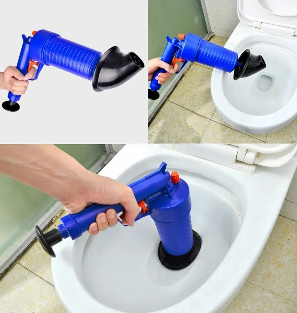 Pistola sturalavandini Aria compressa sturalavandino Pompa sturalavandini Professionale Sturatubature per Vasca da Bagno, Doccia Cucina Clogged Tubo Vasca Lavabo