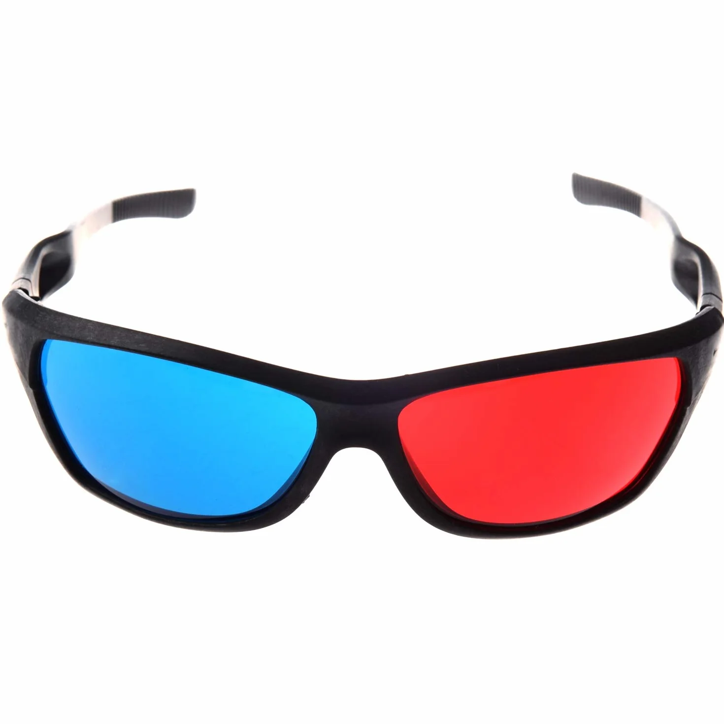 Occhiali 3D Semplice Rosso-Blu Ciano anaglifi per e Film 3D (Upgrade Extra Style)