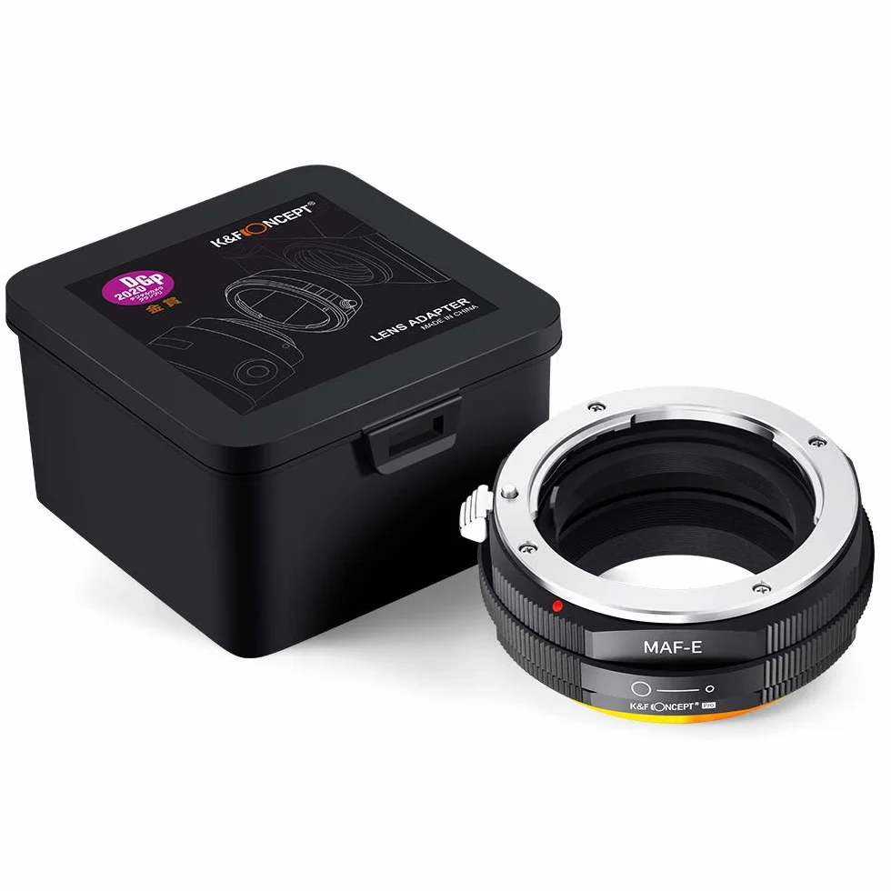 K&F CONCEPT Lente Mount Adattatore Manuale Fuoco: Compatibile con Compatibile con Compatibile con Compatibile con AF(Compatibile con Sony A) Lente a Compatibile con Sony E Mount Corpo Fotocamera