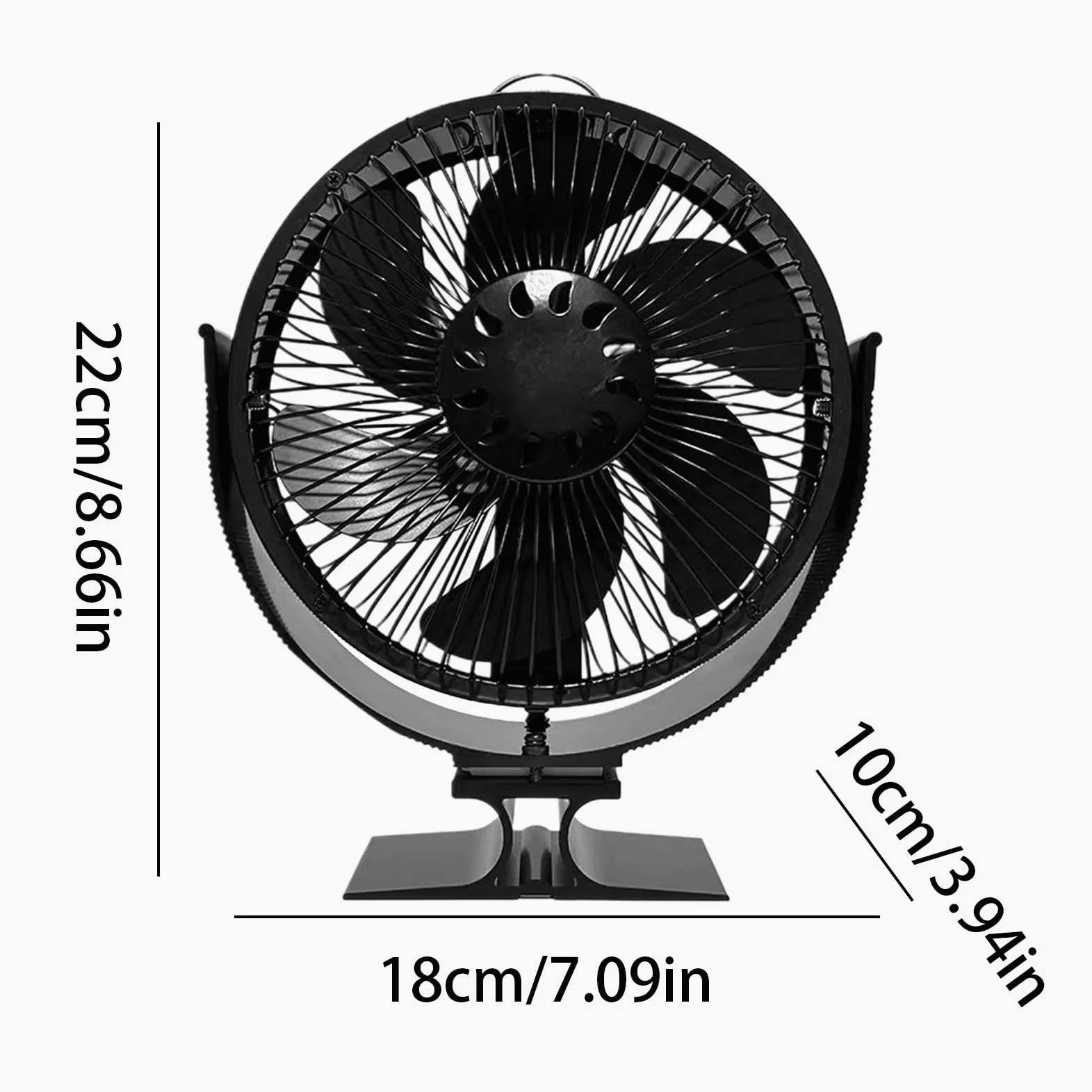 Ventilatore Termico per Stufa a Legna E Forniture Per La Casa | Ventilatore Stufa Legna Senza Elettricità, Rotazione A 360 Gradi Articoli per la Casa Efficienti e Risparmio Energetico