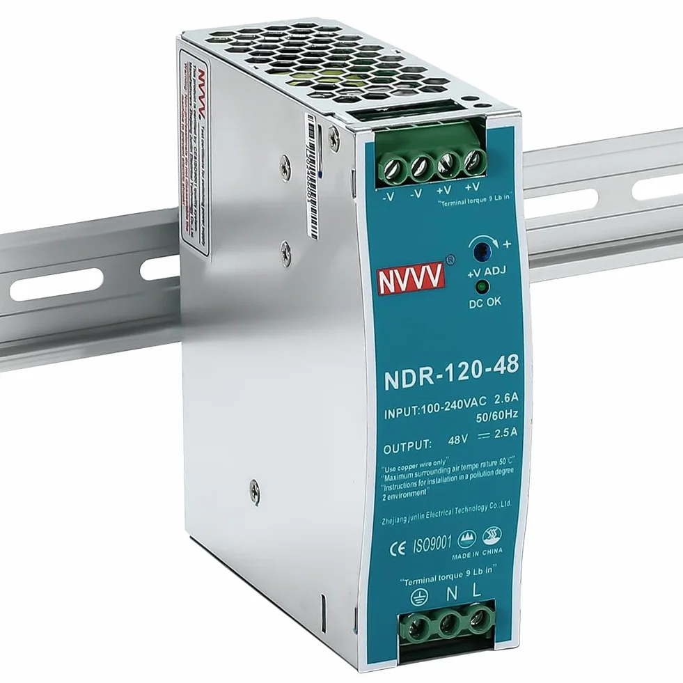 NDR-120-48 - Alimentatore di rete DIN RAIL 120 W, 48 V, 2,5 A