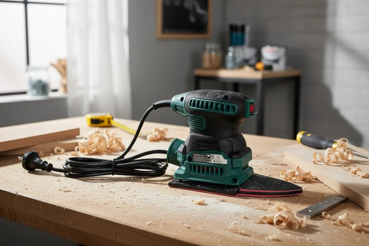 Levigatrice triangolare orbitale 2 in 1 200 W Dischi abrasivi Delta per legno