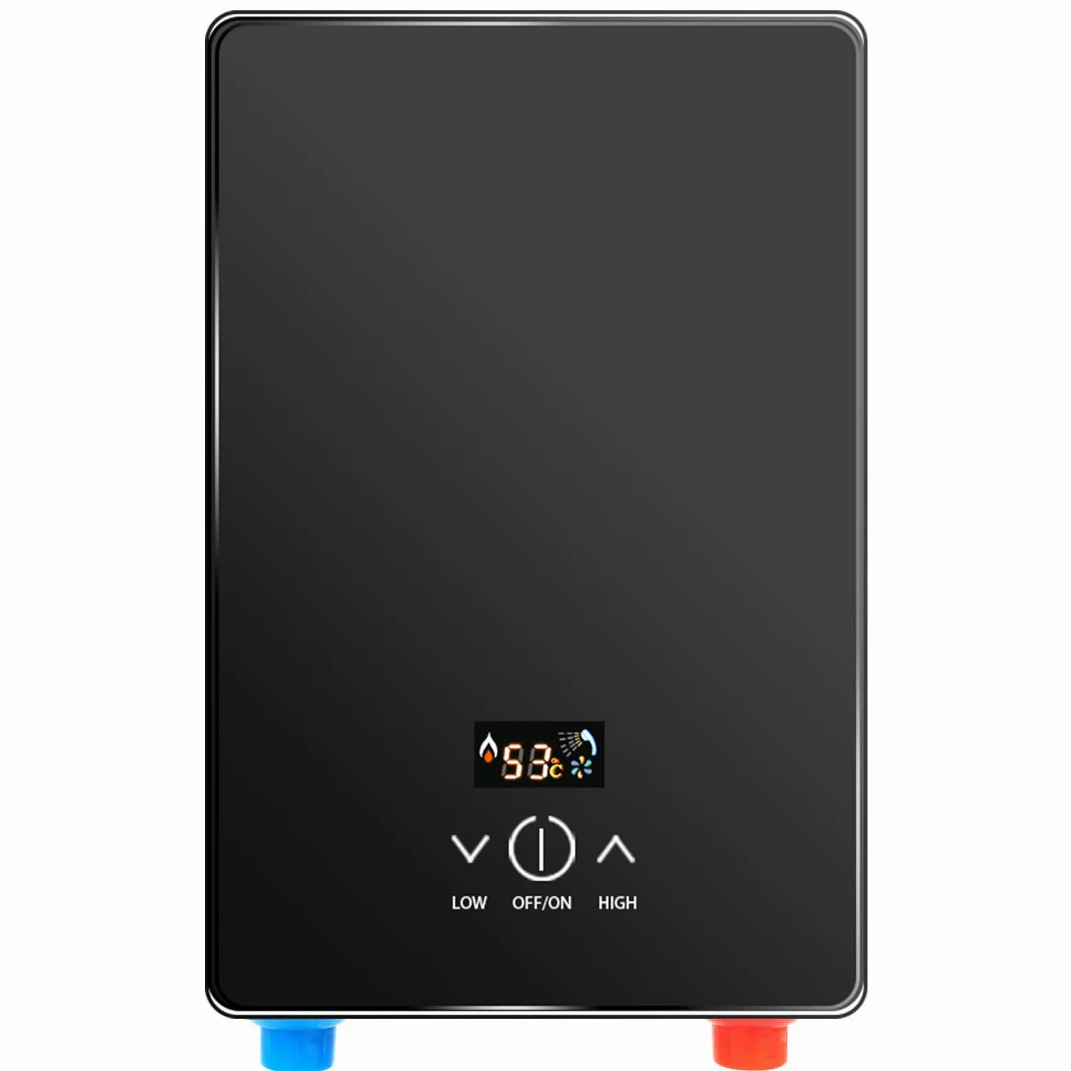 220 V, 6500 W, scaldabagno elettrico per acqua calda con kit doccia, scaldacqua istantaneo, scaldabagno fino a 60 °C, per lavabi a mano, bagno, cucina