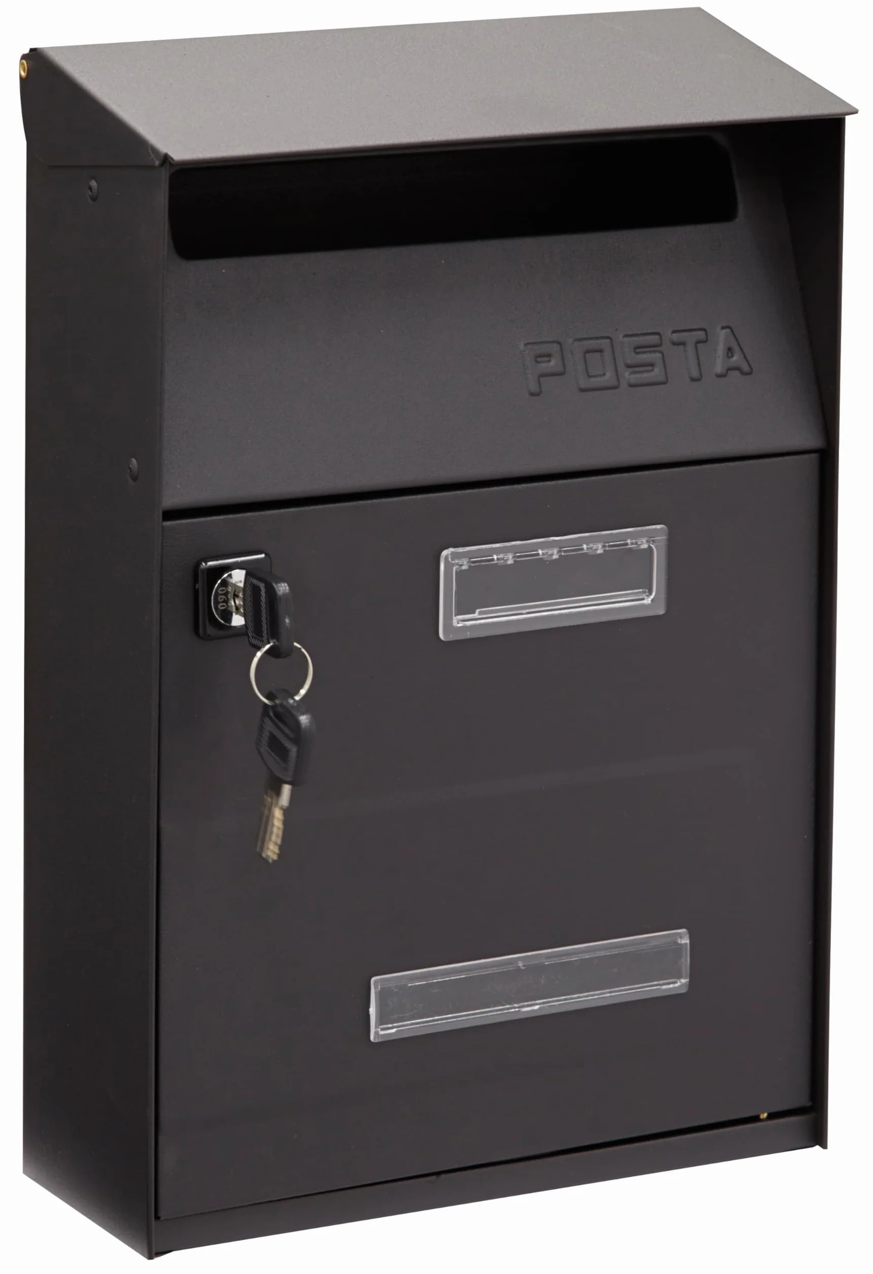 ARREGUI Up D-2006/N Cassetta Postale Individuale in Acciaio, Parete, S (DIN A5), Finestra, Nero