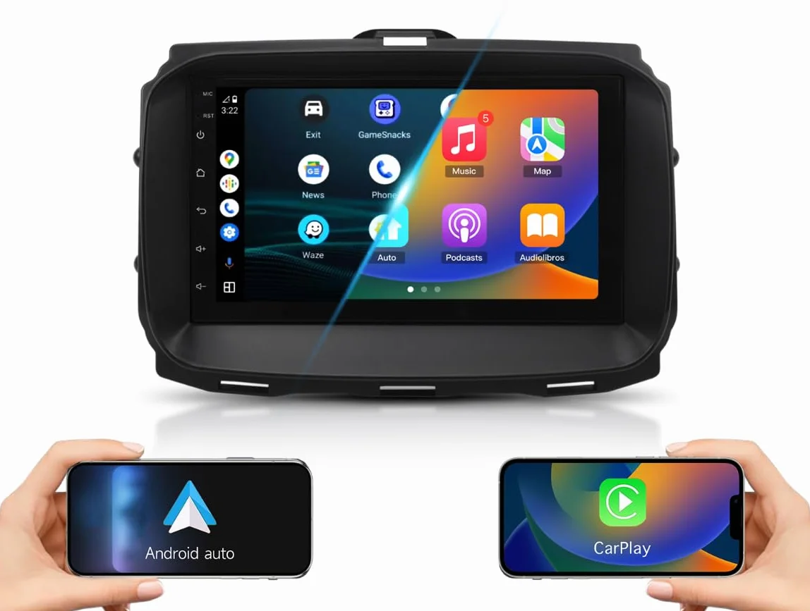 Autoradio Custom Fit per Alfa Romeo Giulietta 2015–2020 con CarPlay e Android Auto | Schermo Touch HD 2DIN | Navigatore GPS | Bluetooth | USB | Retrofit Plug & Play | Compatibile comandi al volante