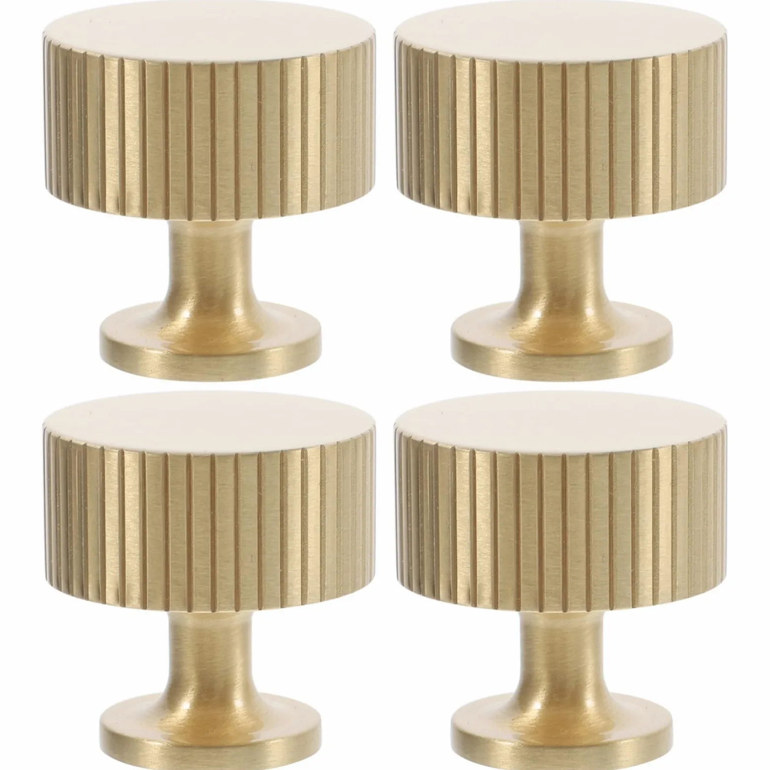 balacoo Pomelli per Mobili in Ottone Oro 5 Pezzi Manopole Rotonde per Armadi e Scarpiere Design Europeo Elegante Installazione Facile