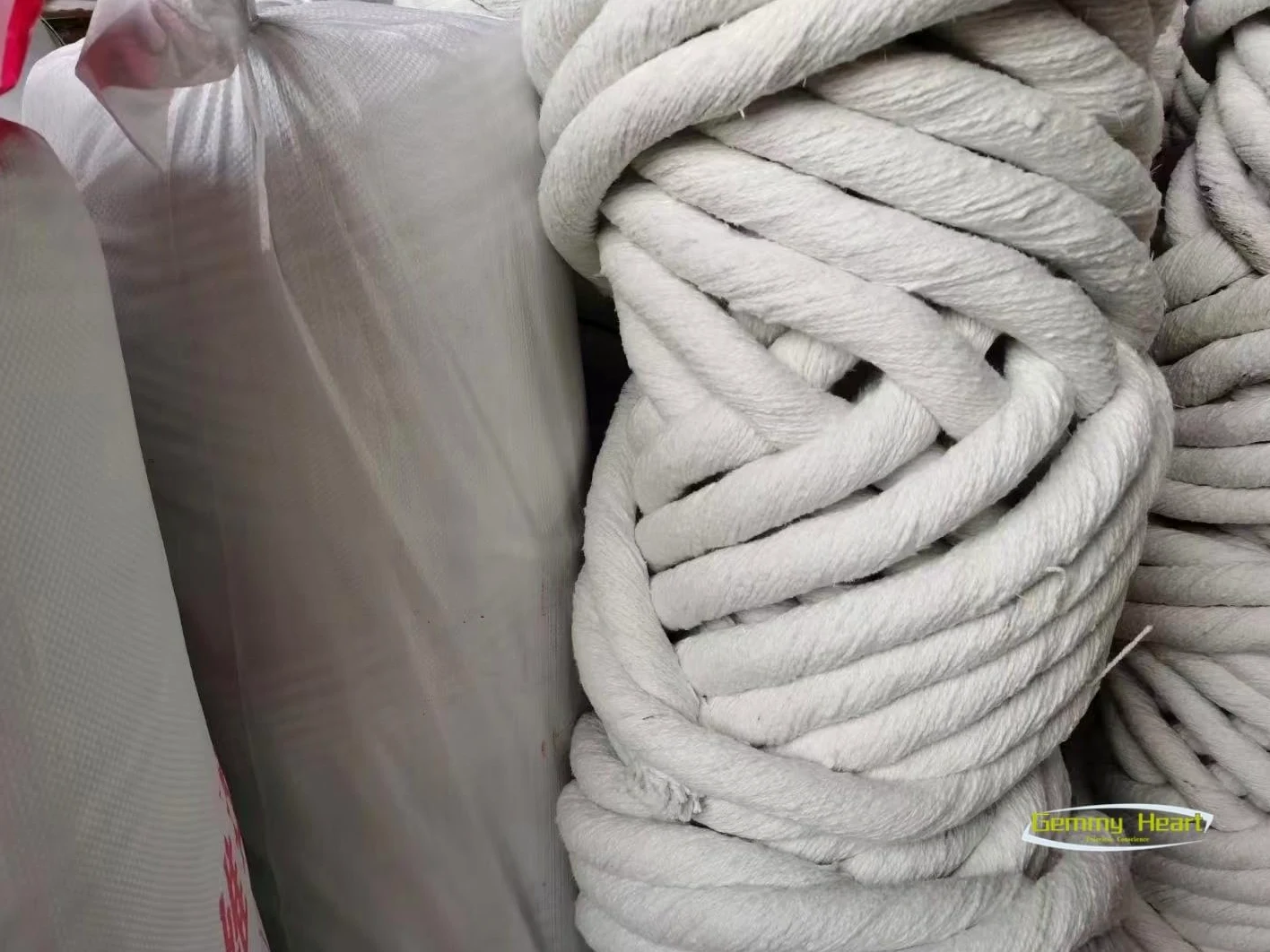 Nastro in fibra ceramica per confezionamento di pressacavi ad alta e bassa temperatura, isolamento ignifugo da 5 m, per sigillatura industriale e uso ad alta temperatura (46 mm x 46 mm)