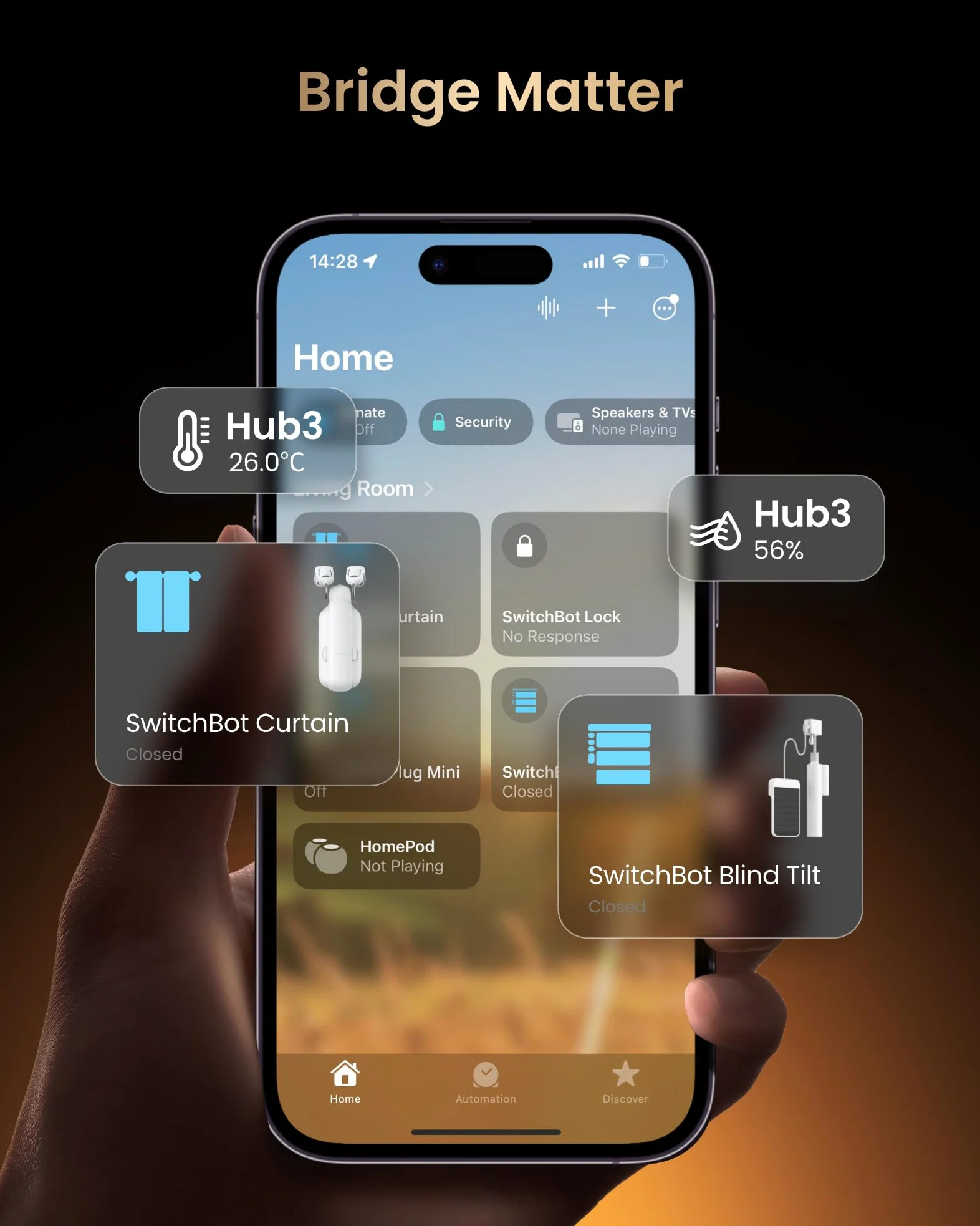 SwitchBot Hub 3 pack con SwitchBot Rilevatore di CO2 WLAN