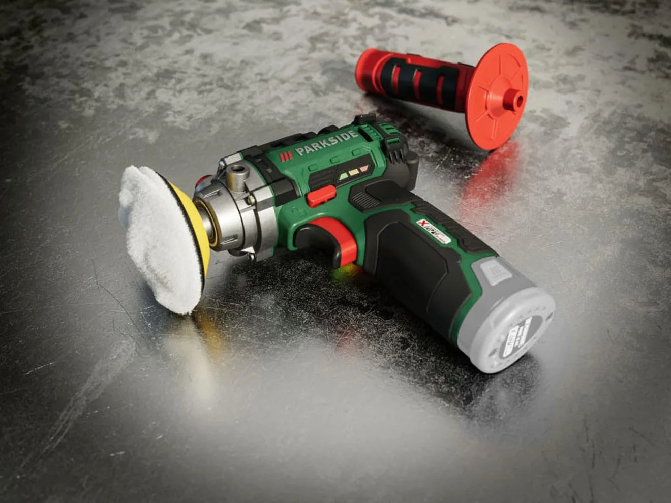 PARKSIDE PAAP 12 C3 Lucidatrice a Batteria 12V, Set Accessori Inclusi