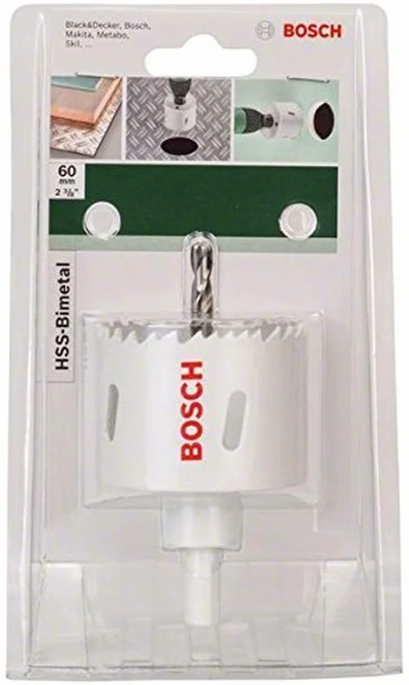 Bosch Sega a Tazza Bimetallica HSS 60 mm