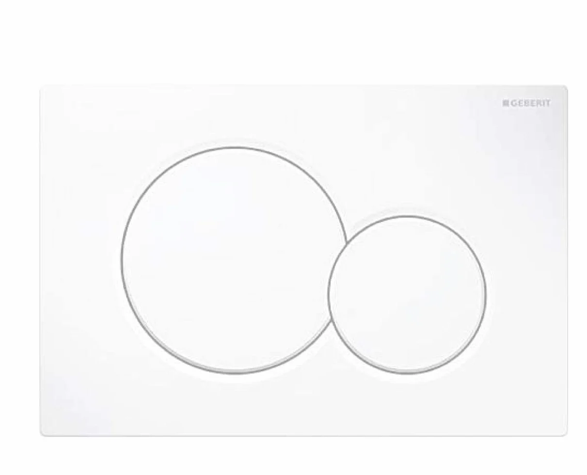 GEBERIT Placca bianca Sigma 01 115.770.11.5 per cassetta incasso