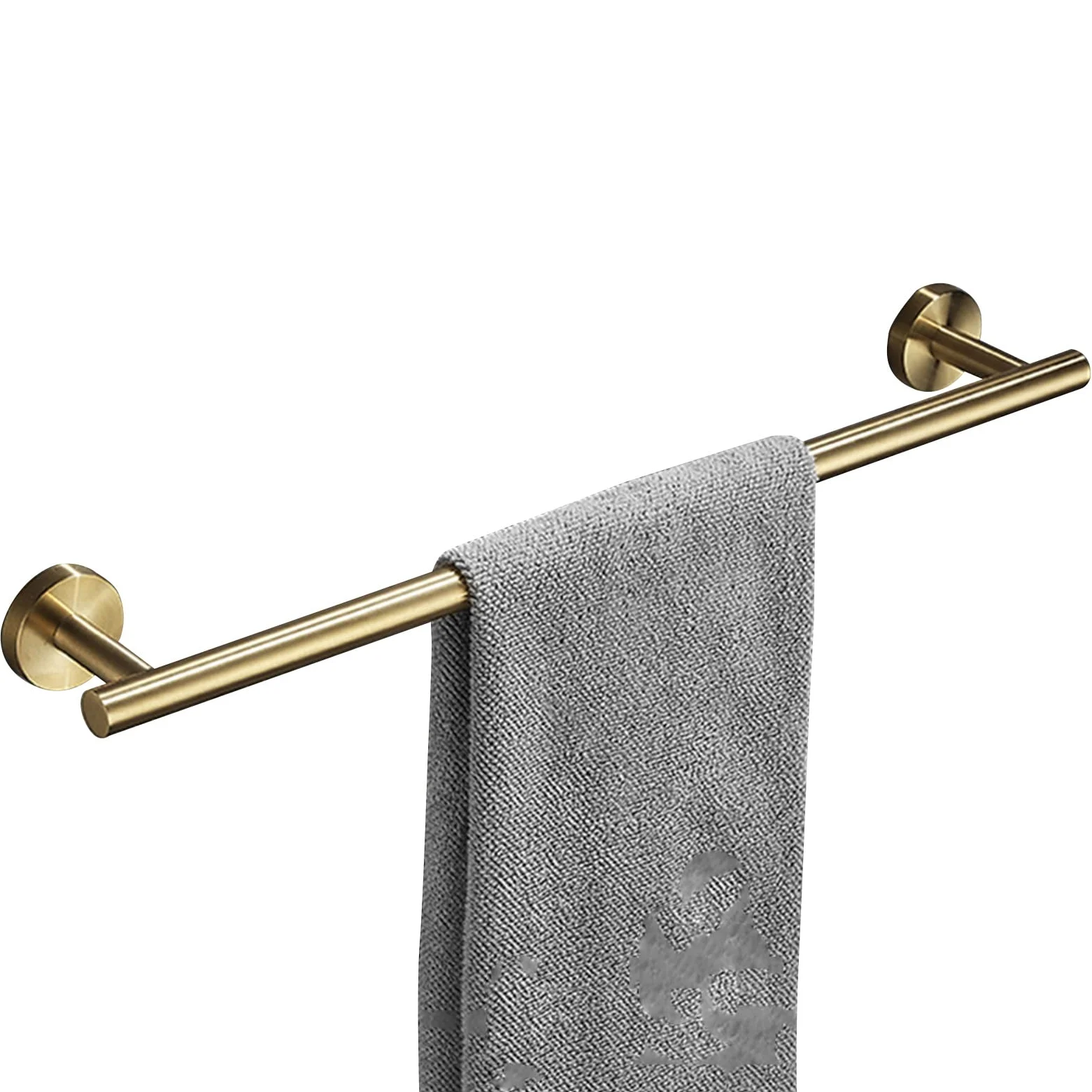 Portasciugamani in acciaio inox SUS304, 30 cm, per bagno e cucina, finitura spazzolata, 60 cm, design moderno salvaspazio ed elegante