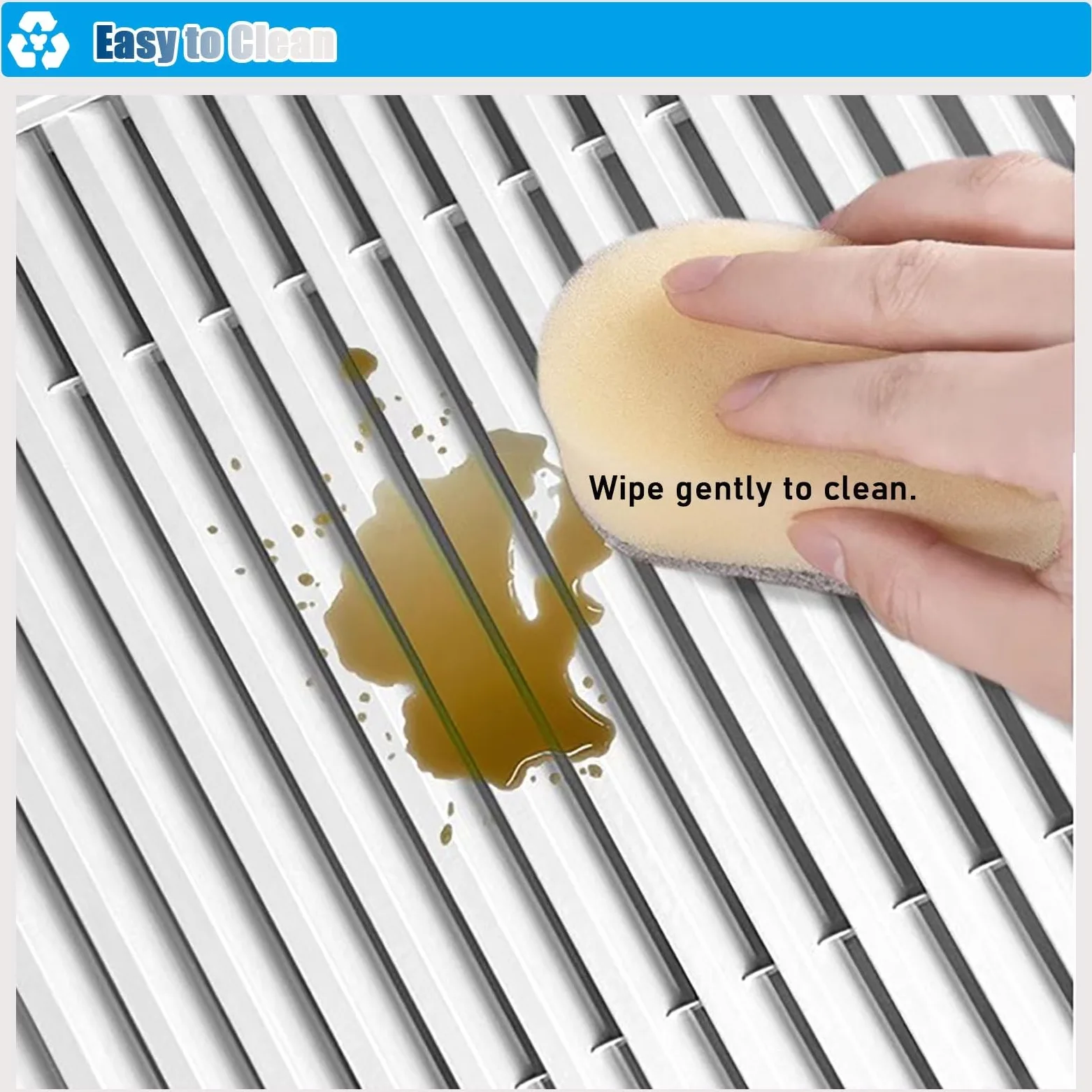 Griglia di Ventilazione Griglia di Ripresa per Soffitti con Filtro, Rimovibile Griglia/Copertura della Bocchetta De'aria HVAC per Bagno Cucina, Rettangolo Coperchio di Ventilazione(24x50 cm)