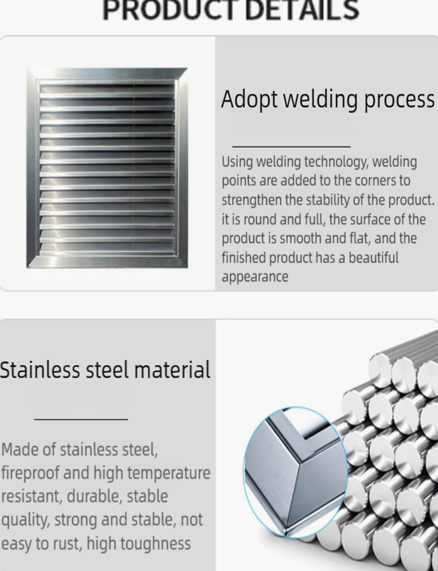 Generico Copertura di Ventilazione in Metallo Resistente - Griglia di Ventilazione Versatile per Installazione a Parete e a soffitto, Ideale per la Gestione del Flusso d'Aria in casa e in Ufficio.