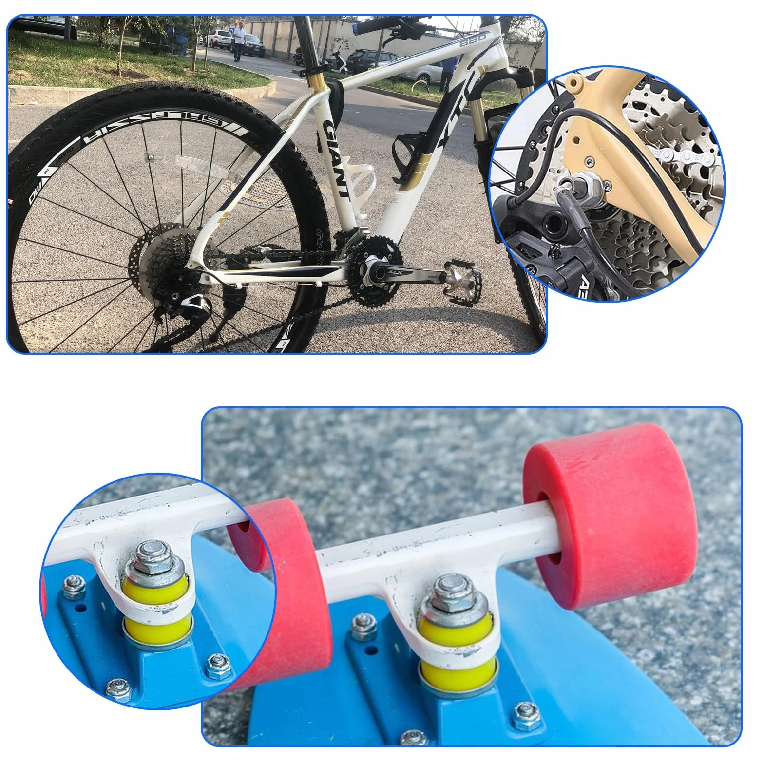 Set di 34 Dadi Esagonali in Acciaio Inox M6 Autobloccanti di Sicurezza