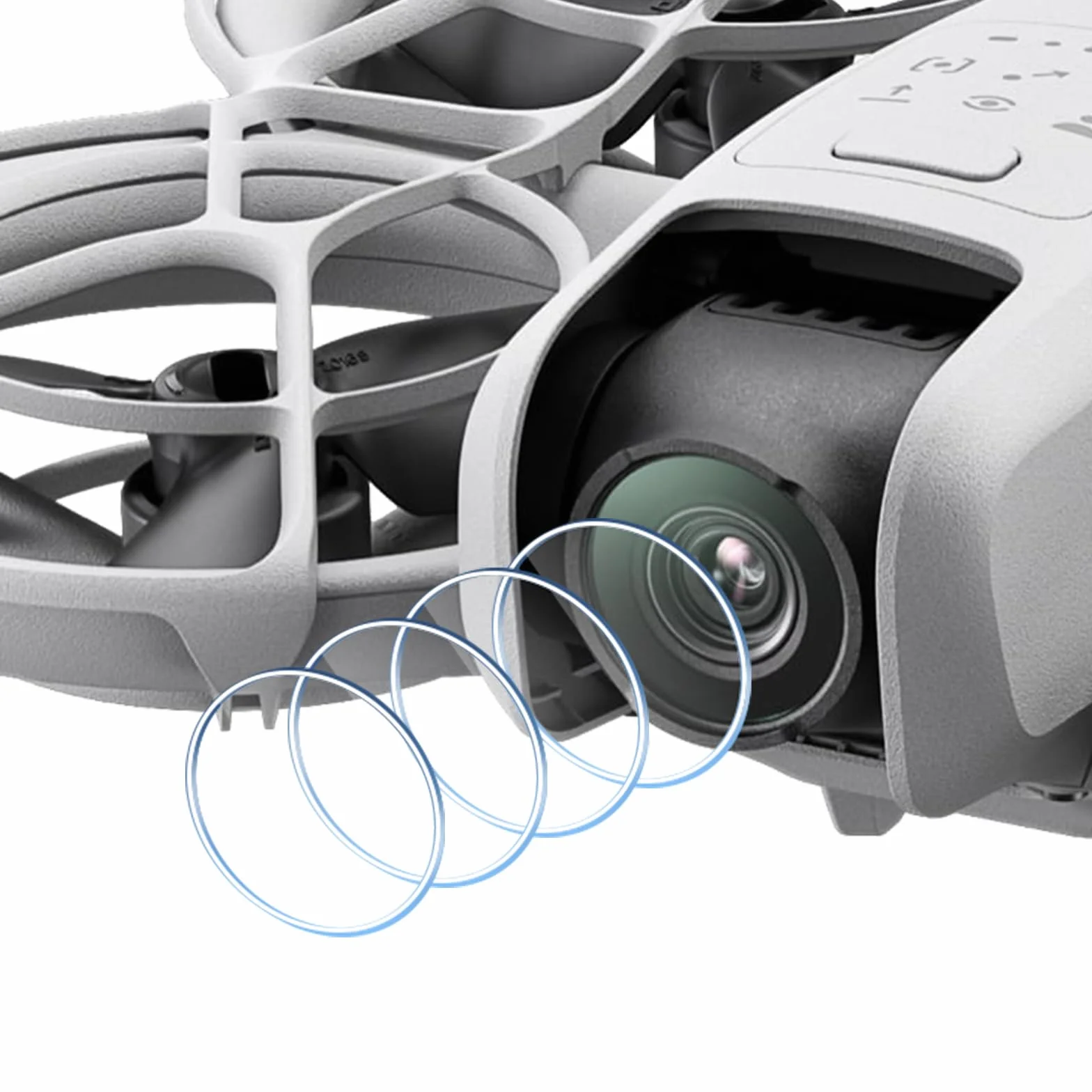 Pellicola Protettiva Compatibile con DJI Neo, 9H Durezza Anti Graffio Vetro Temperato, Ultra HD Senza Bolle Anti-Impronta Pellicola Protezione [4 Pezzi]