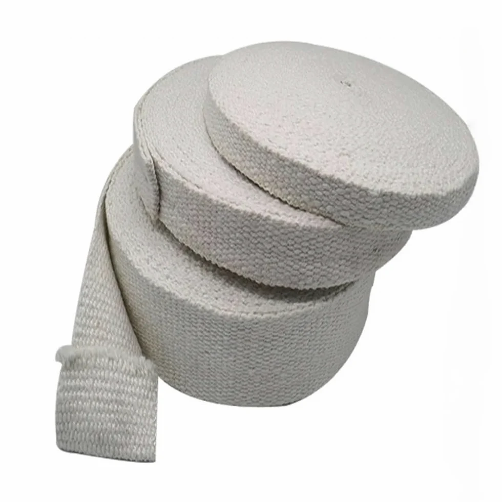 Corda in fibra di vetro per stufe, Corda di tenuta intrecciata in fibra ceramica ad alta temperatura Lunghezza 1M Spessore 3mm Larghezza 3x (30-100) mm | 3x100mm