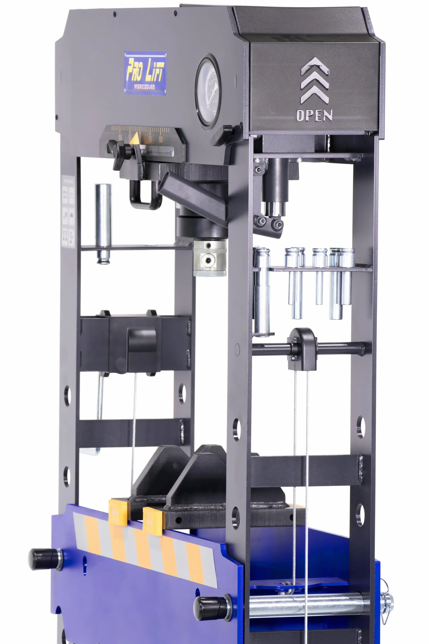 Pressa da officina manuale + pneumatica 30t 00012 750 mm extra larga