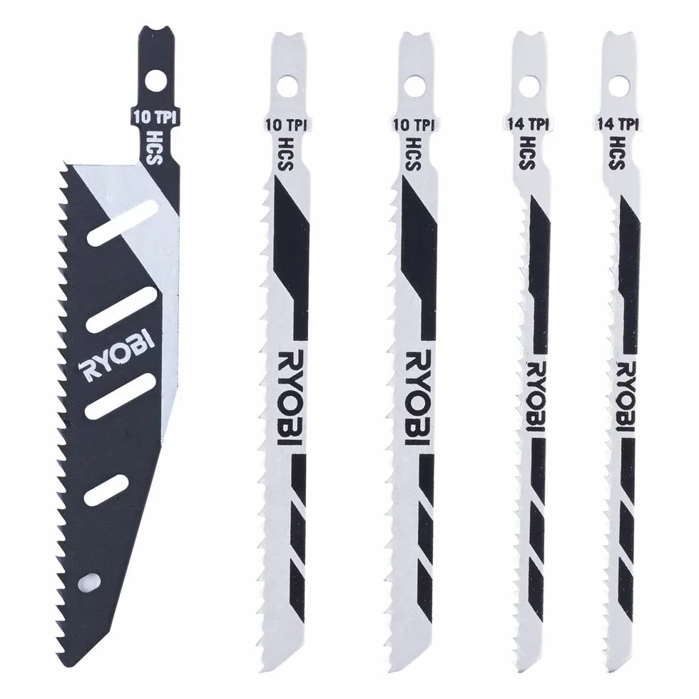 RYOBI, Lame Speciali per Seghetto alternativo Flushcut, Confezione da 5