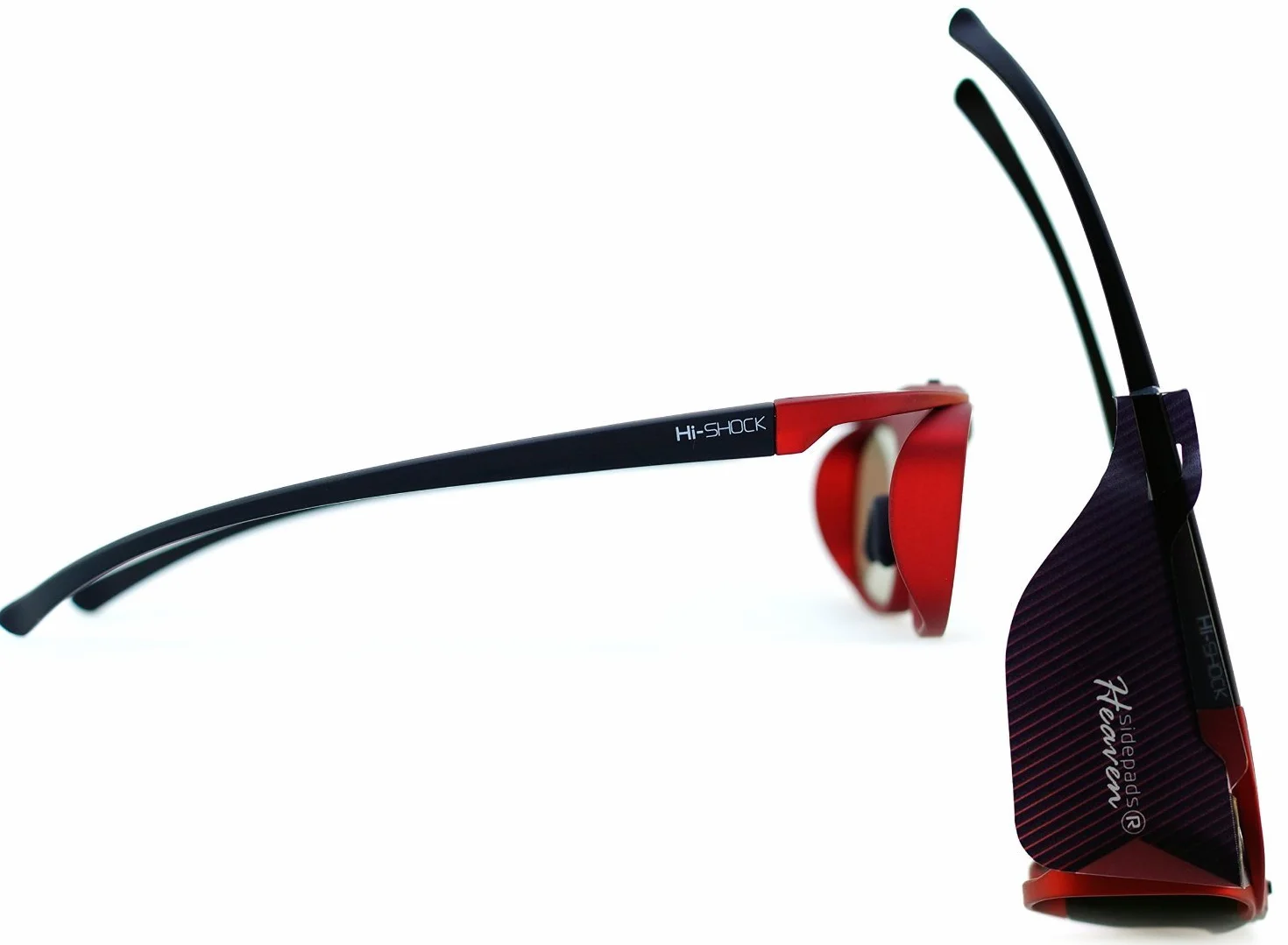 2x Hi-SHOCK® RF Pro Scarlet Heaven Occhiali 3D Attivi per proiettore EPSON comp con ELPGS03, EH-TW6600, EH-TW7200, EH-TW8100, EH-TW9200 [120 Hz ricaricabile FHD3DRF]