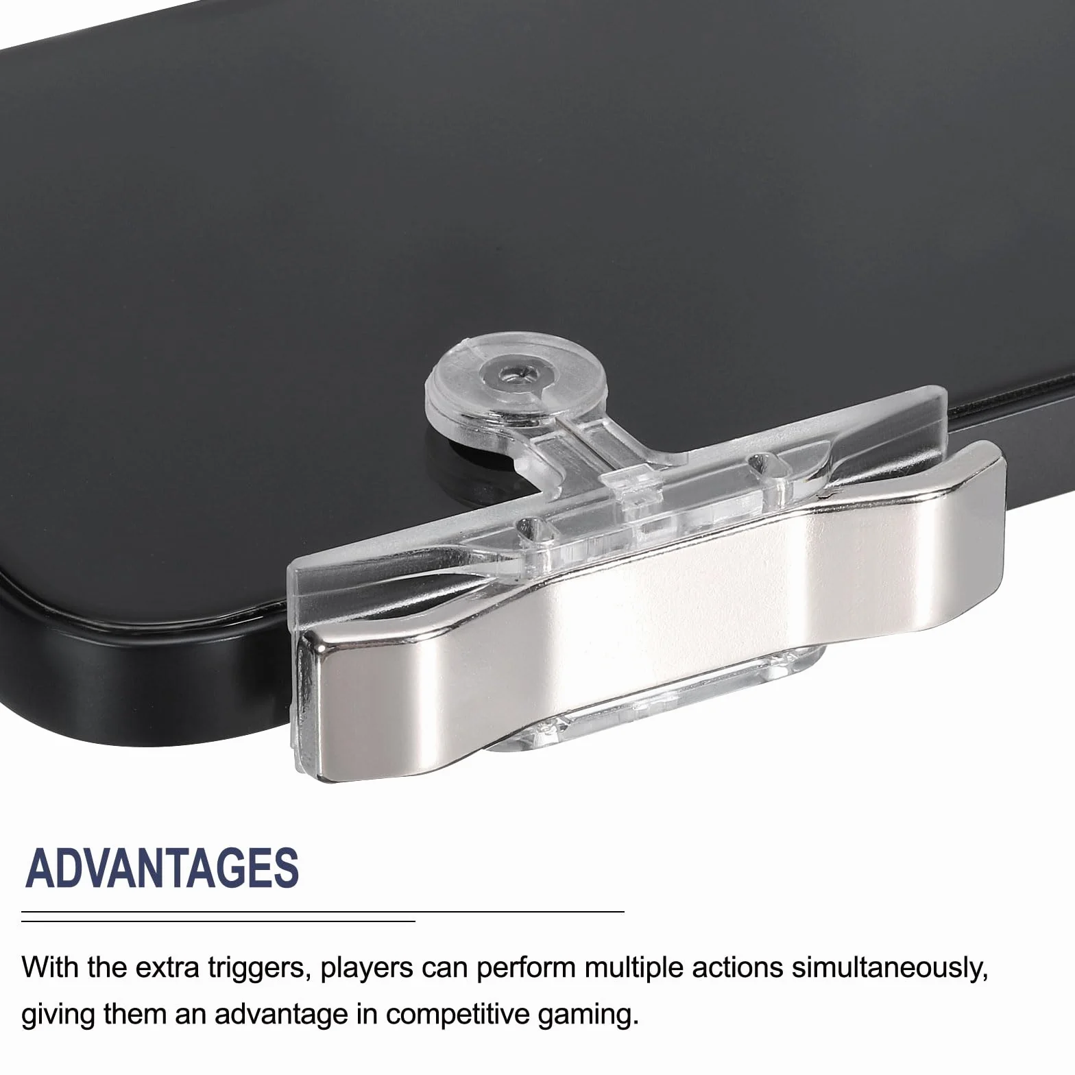 QUARKZMAN Gioco Grilletto Mobile Gioco Controller 1 Accoppia E9 Fuoco Tasti Placcatura Universale per 4.7-6.5" Cellulare Telefono