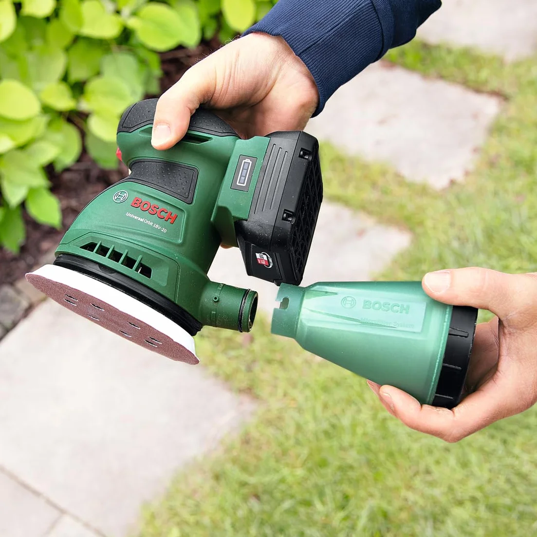 Bosch UniversalOrbit 18V-20 Levigatrice Rotoorbitale a Batteria 125 mm 18V