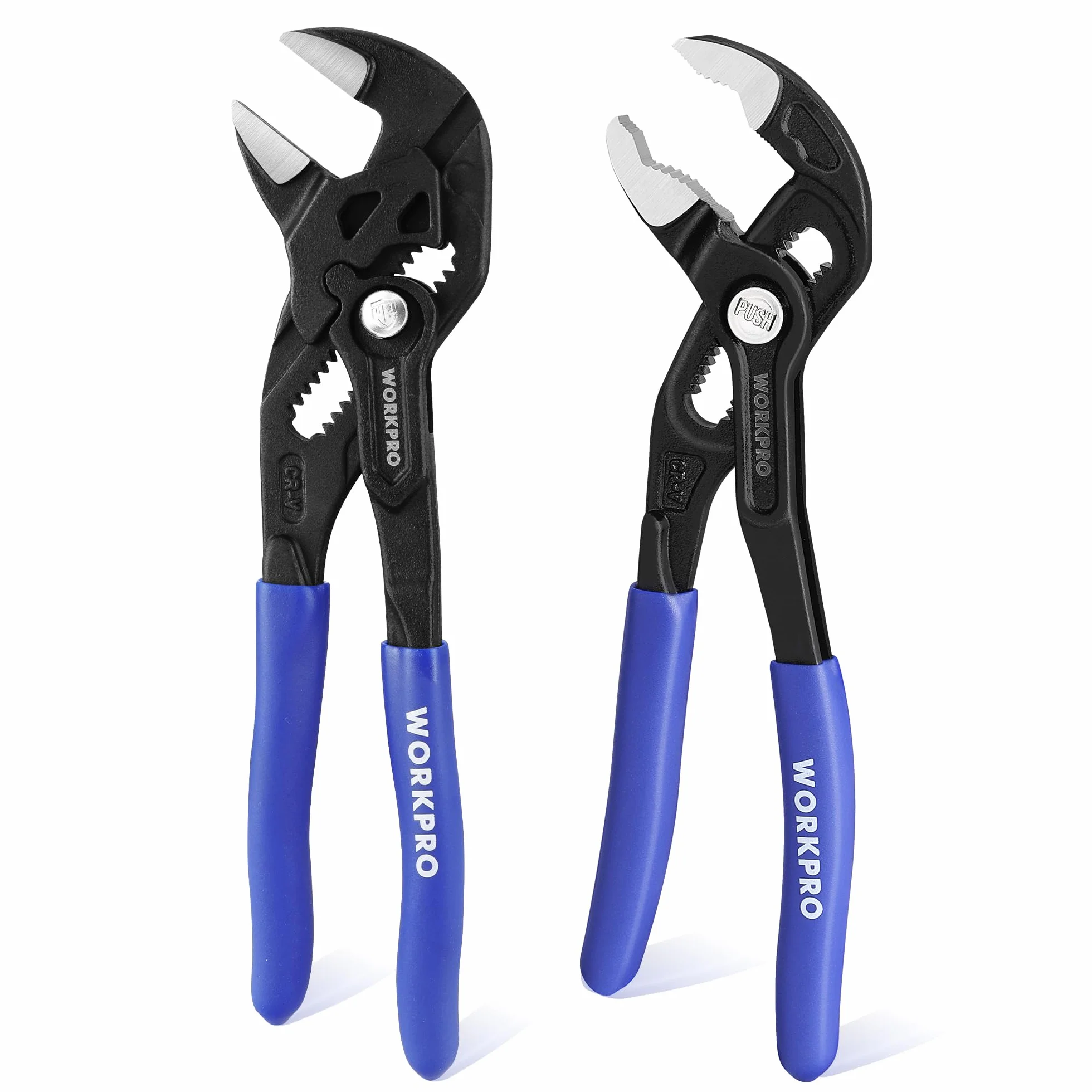 WOKRPRO Set di 2 Pinze Idraulico da 180 mm, Pinza a Pappagallo, Acciaio CrV, Apertura 40/42 mm