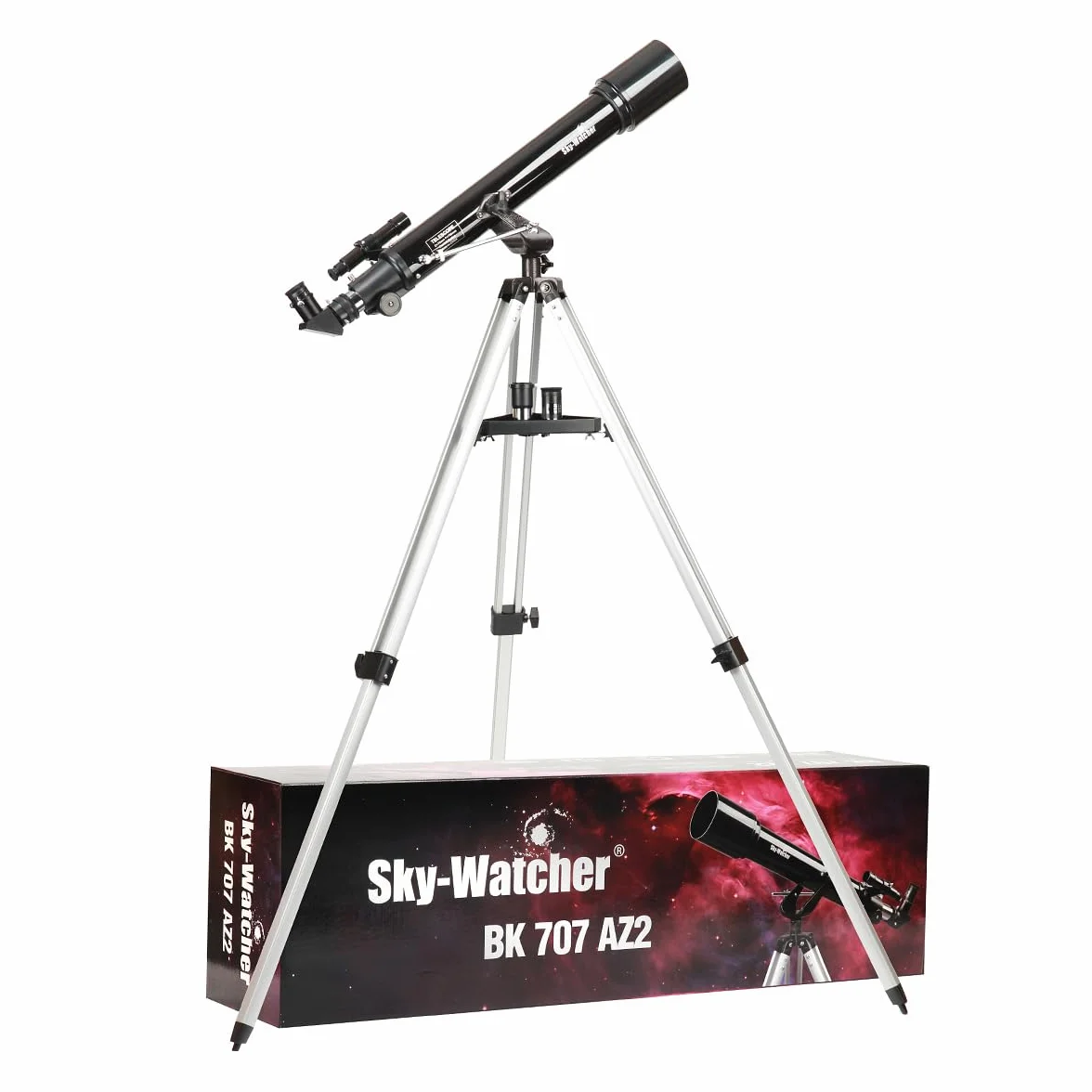 Sky-Watcher Telescopio Rifrattore, 70/700 AZ2, Montatura Azimutale AZ2, Nero