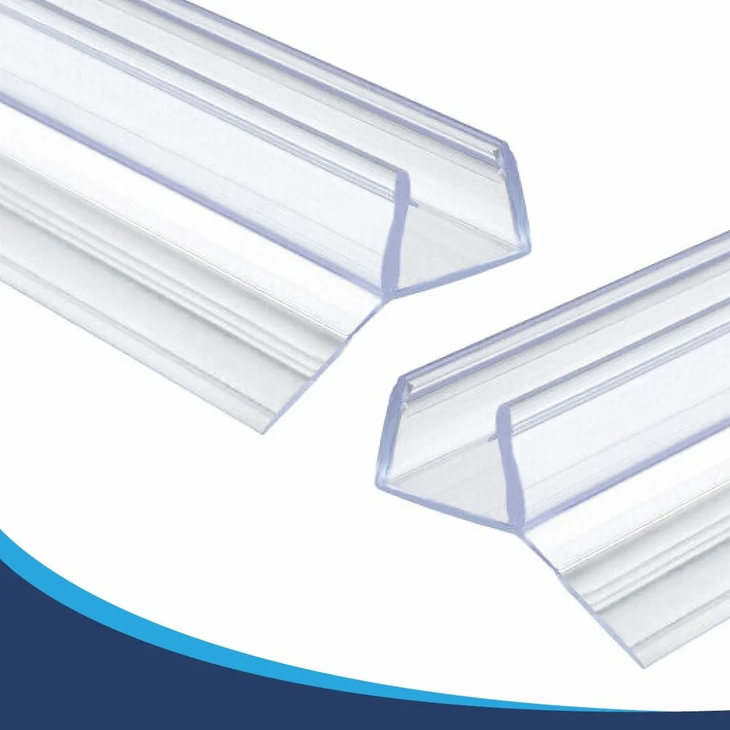 Guarnizione Box Doccia in PVC con Gocciolatoio 100 cm Trasparente Antimuffa