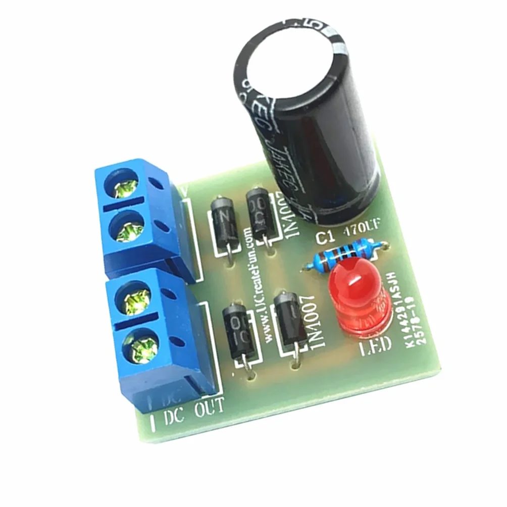 Raddrizzatore A Ponte Ondulato Completo 1a Ac A Dc Potenza Kit DIY Convertitore
